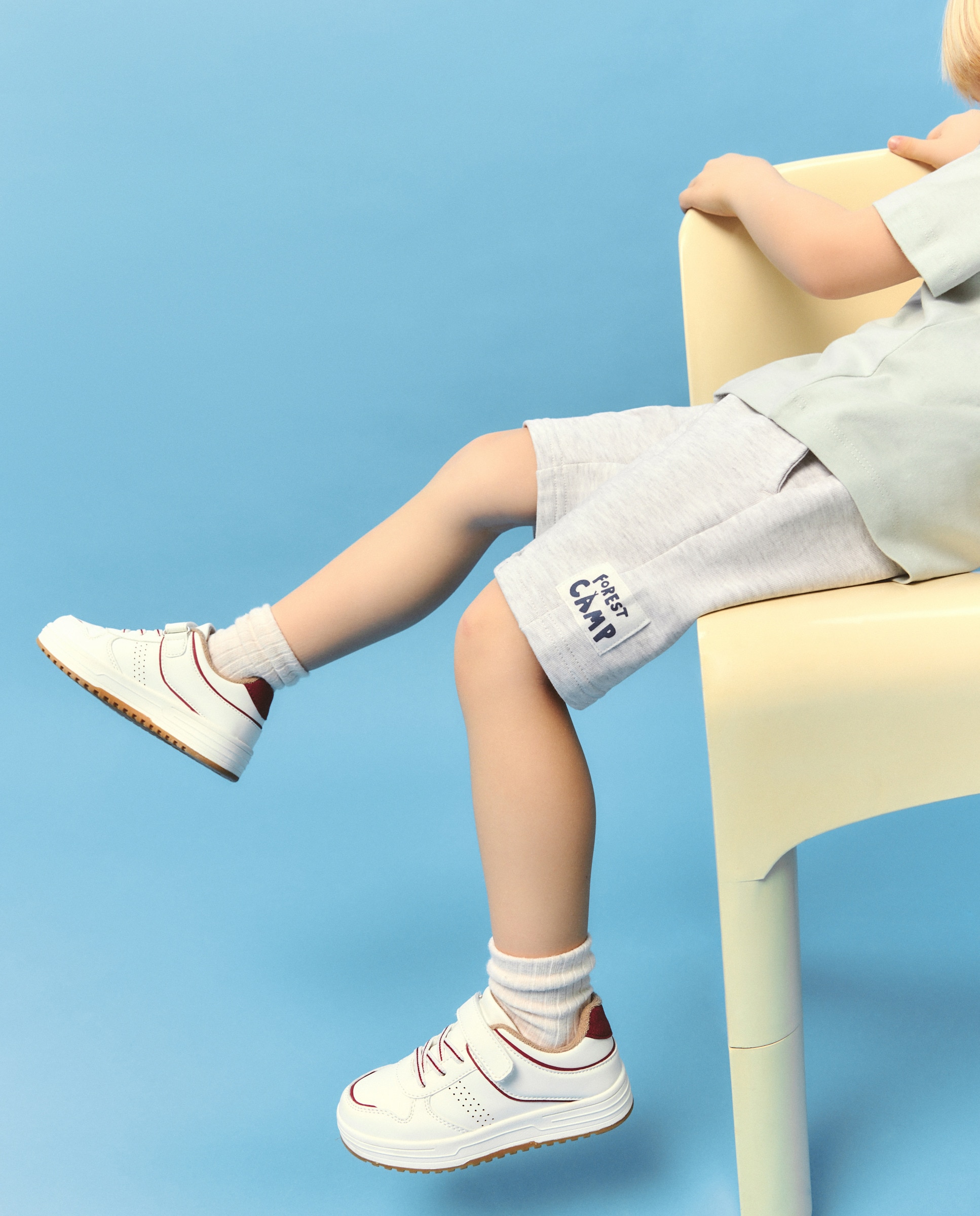 Bermudas de Felpa 820 Cinzento Médio-2