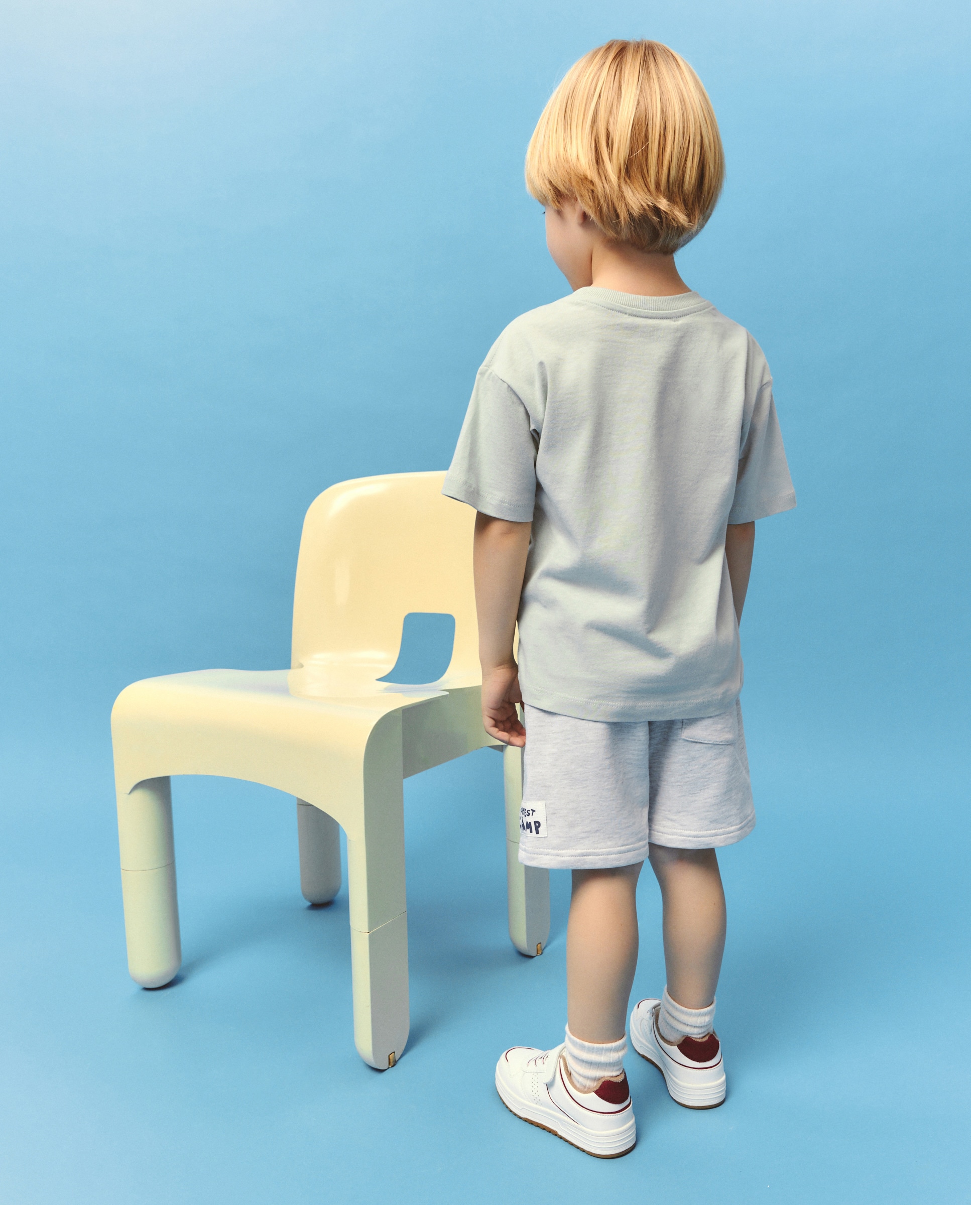 Camisa de Manga Curta Estampada Verde-3