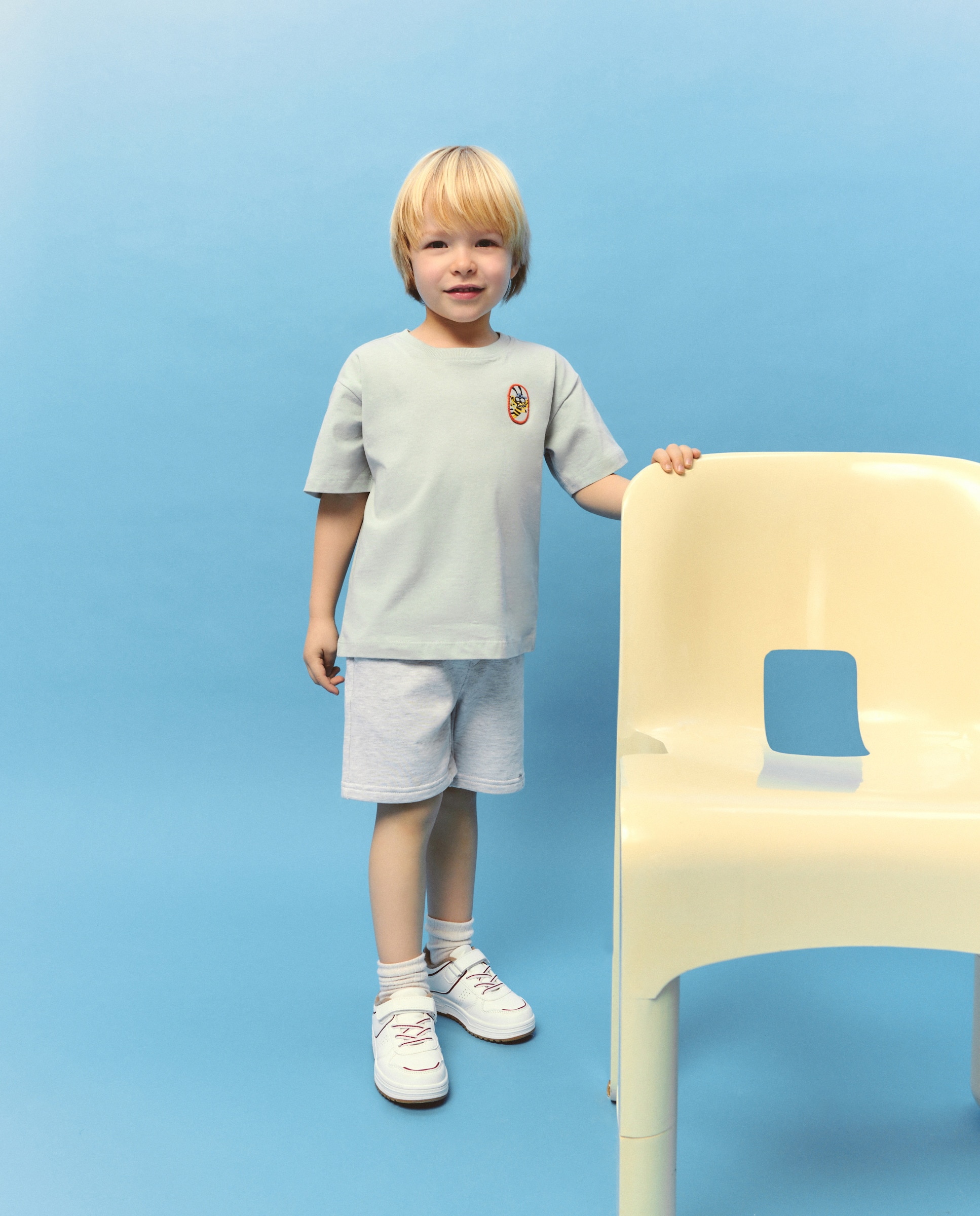 Camisa de Manga Curta Estampada Verde-2