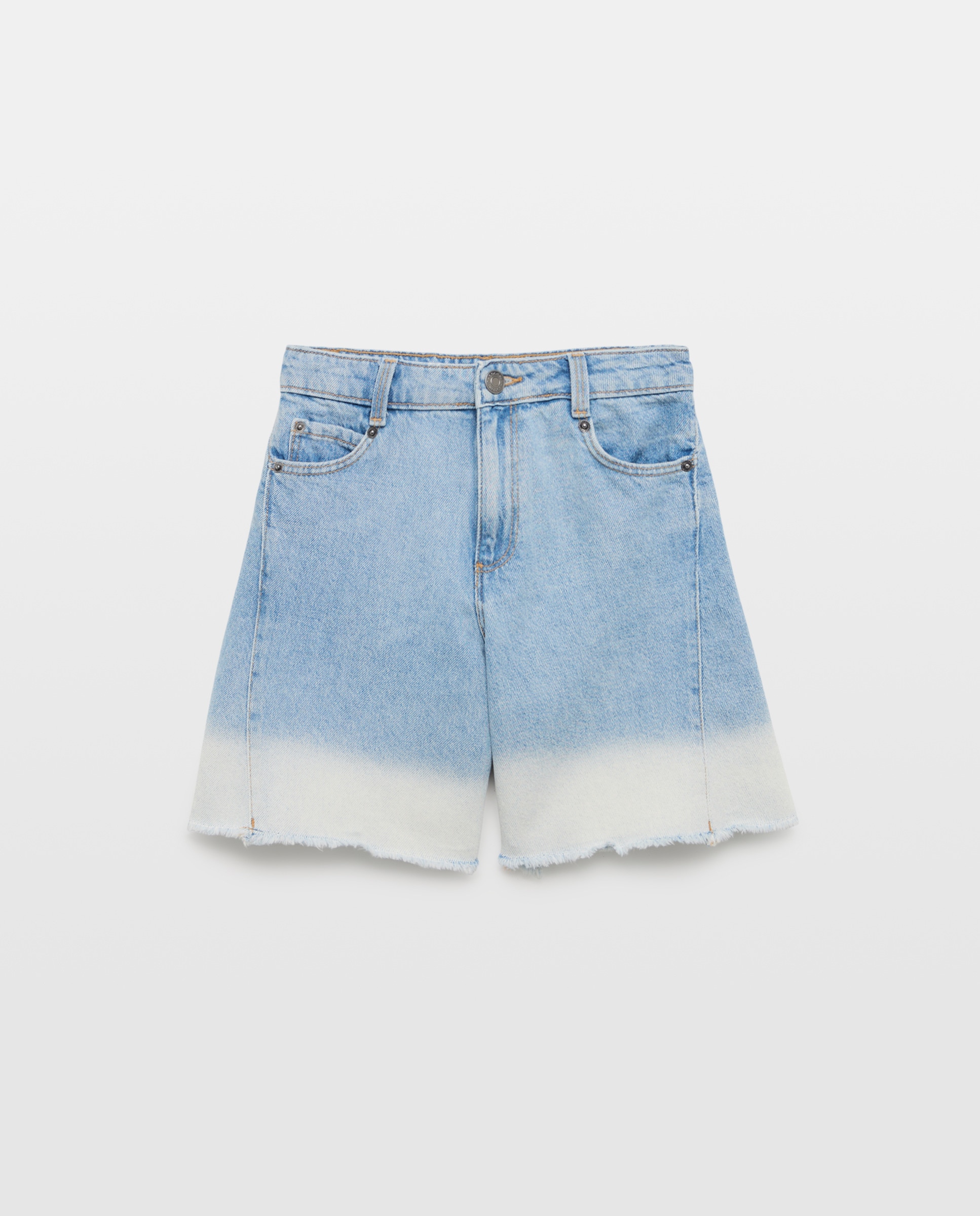 Imagem 0 de Calções com Cortes e Desfiado na Bainha - Bleach