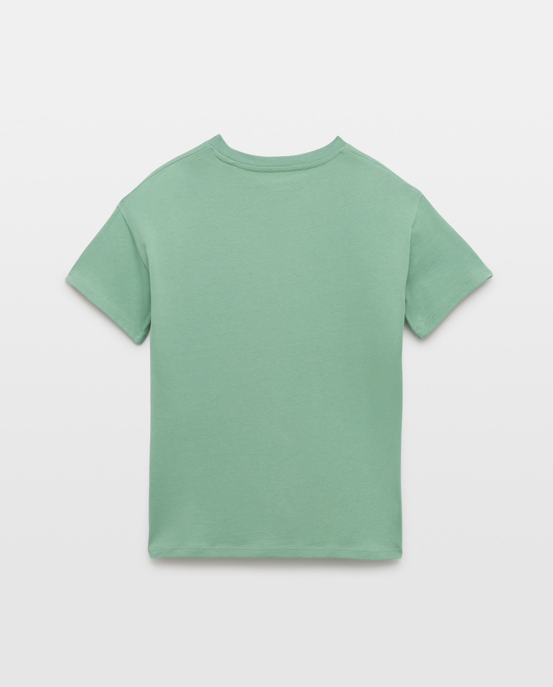 Camiseta de niño lisa bolsillo manga corta Kiwi-2