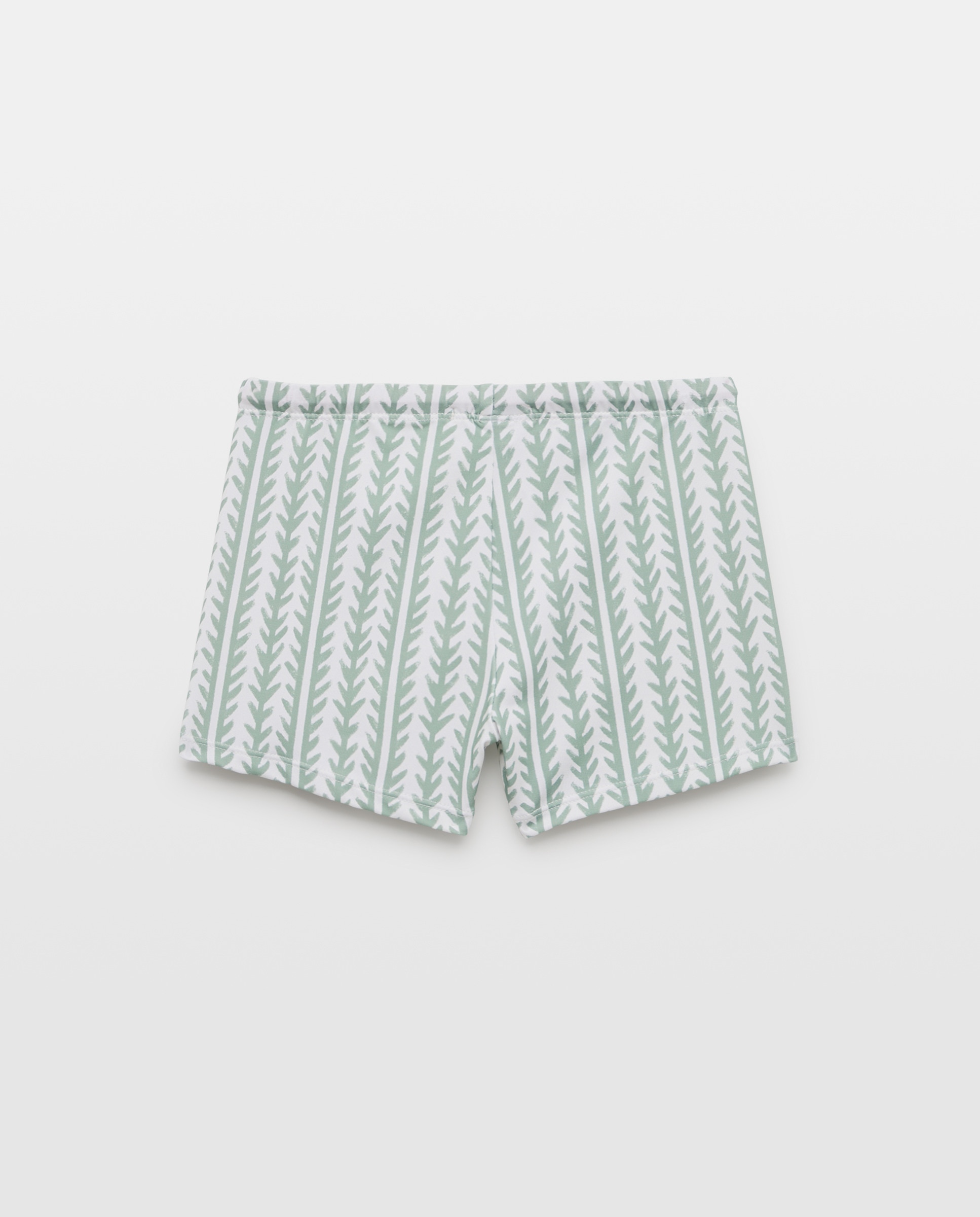 Bañador bóxer infantil étnica Verde-2