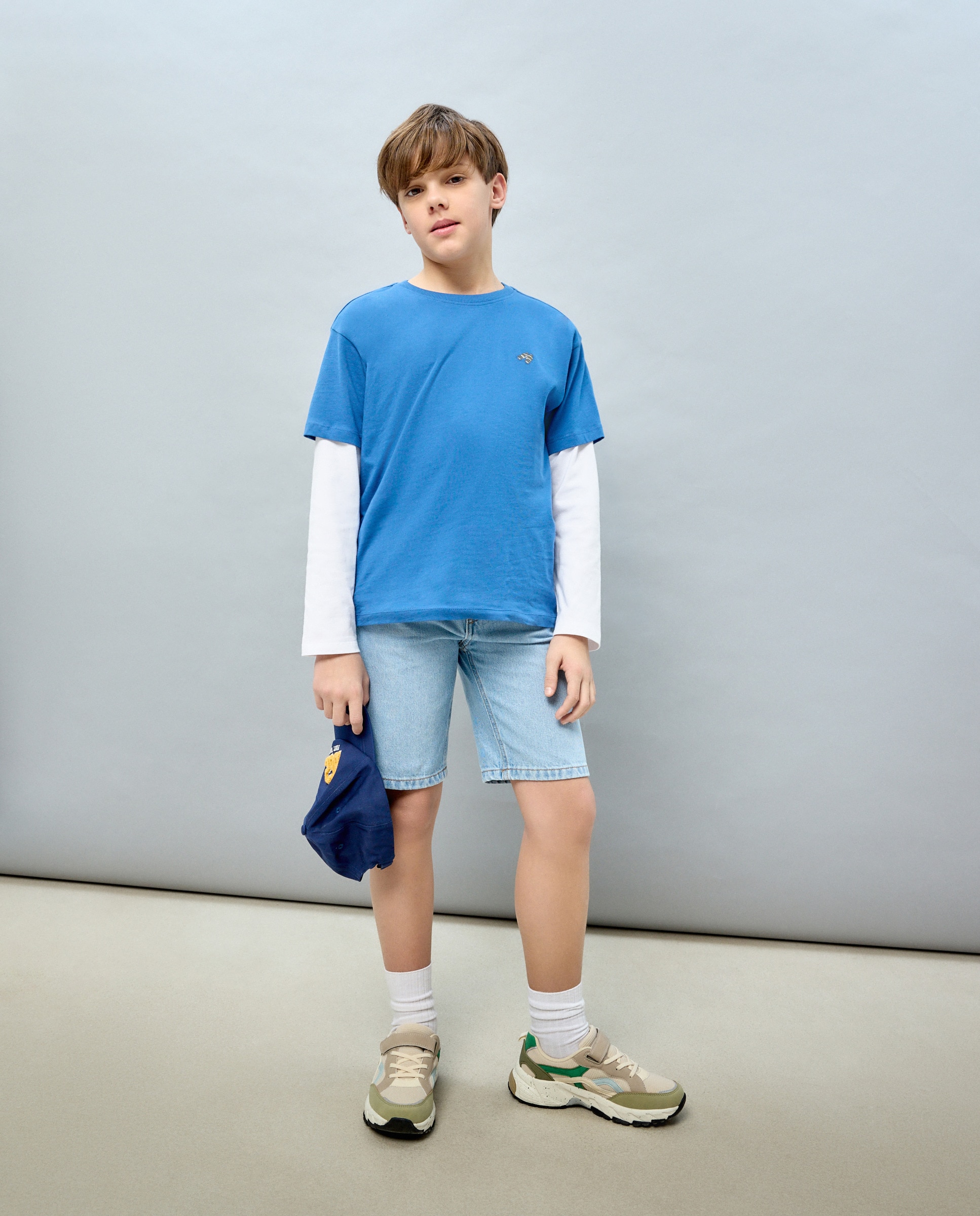 T-shirt de Manga Curta Kids El Corte Inglés 400 Azul-2