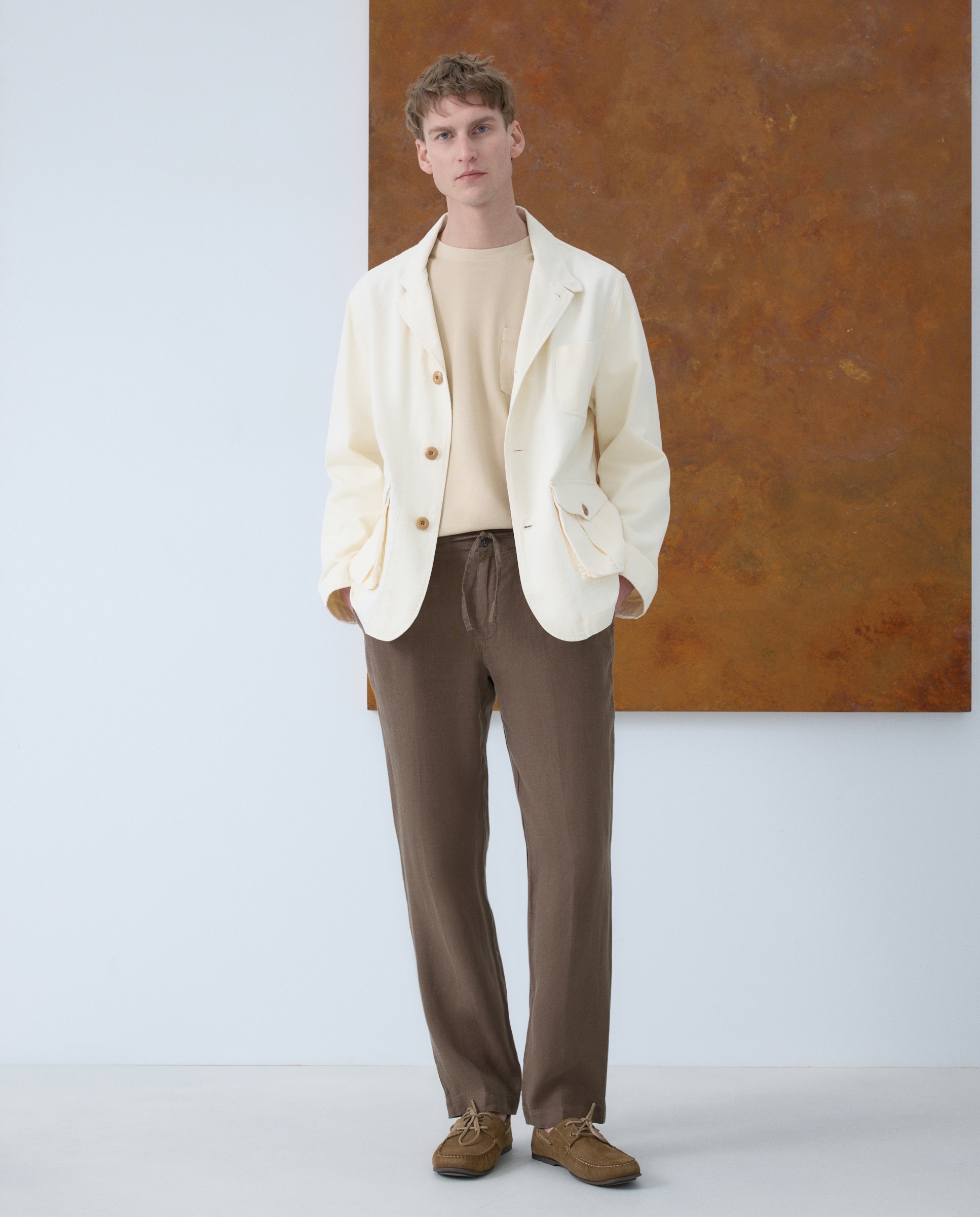 Imagem 0 de Worker em Mistura de Algodão e Linho