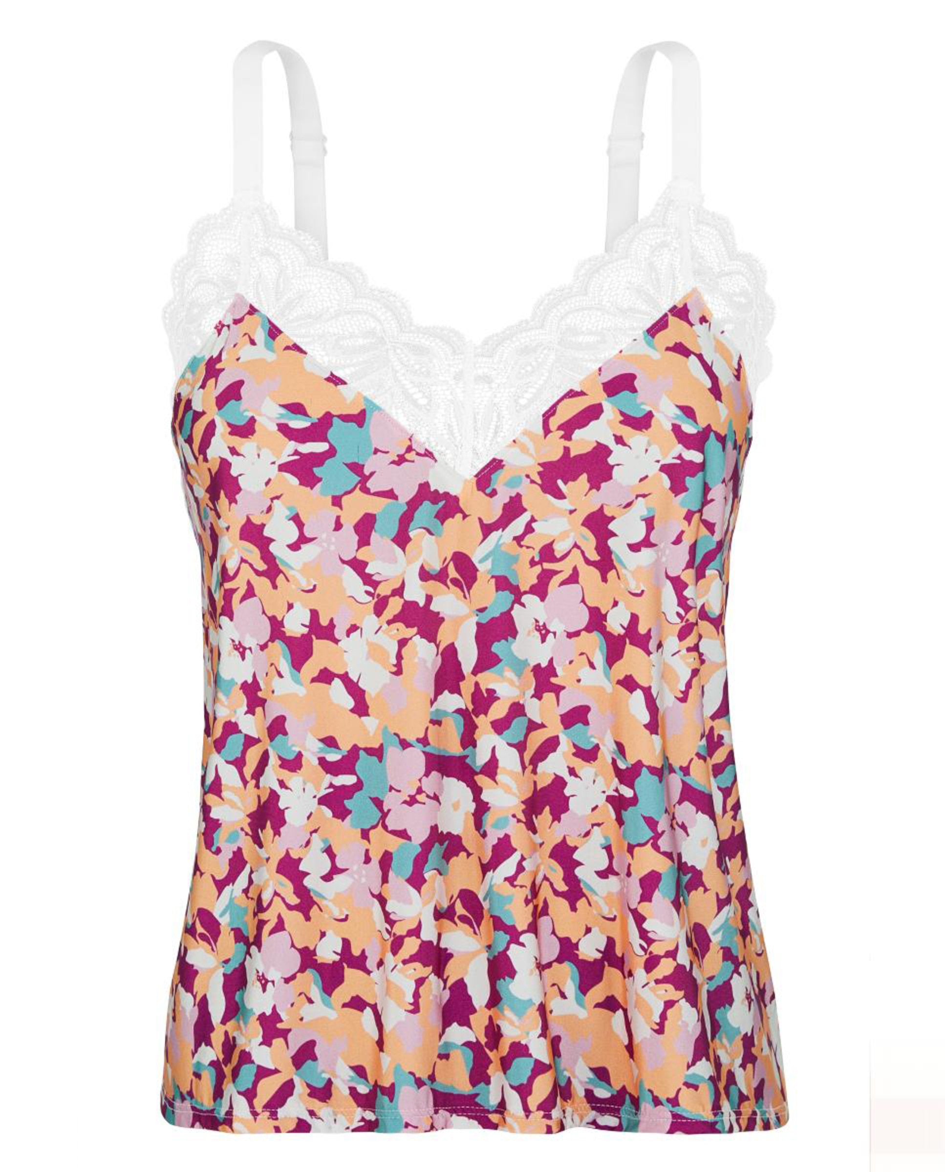 T-shirt de Alças Estampada Multicolor-3