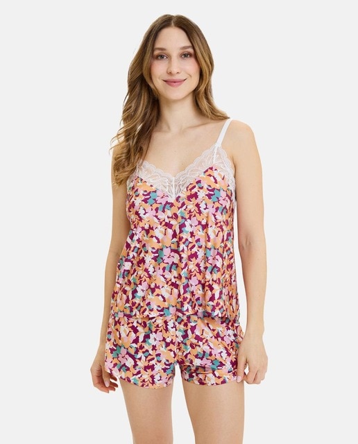 Imagem 0 de T-shirt de Alças Estampada