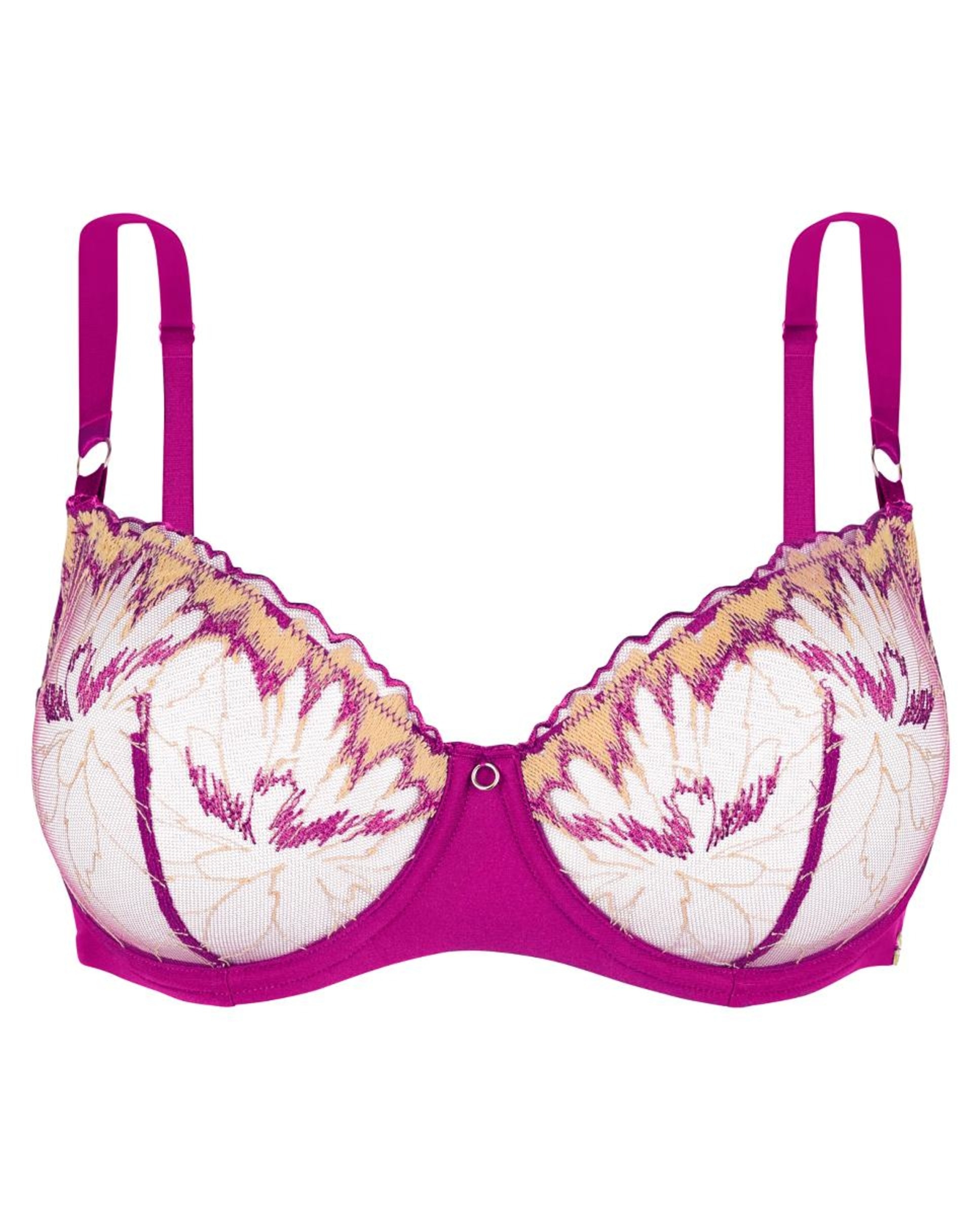 Soutien plus size com aro Fúcsia-2