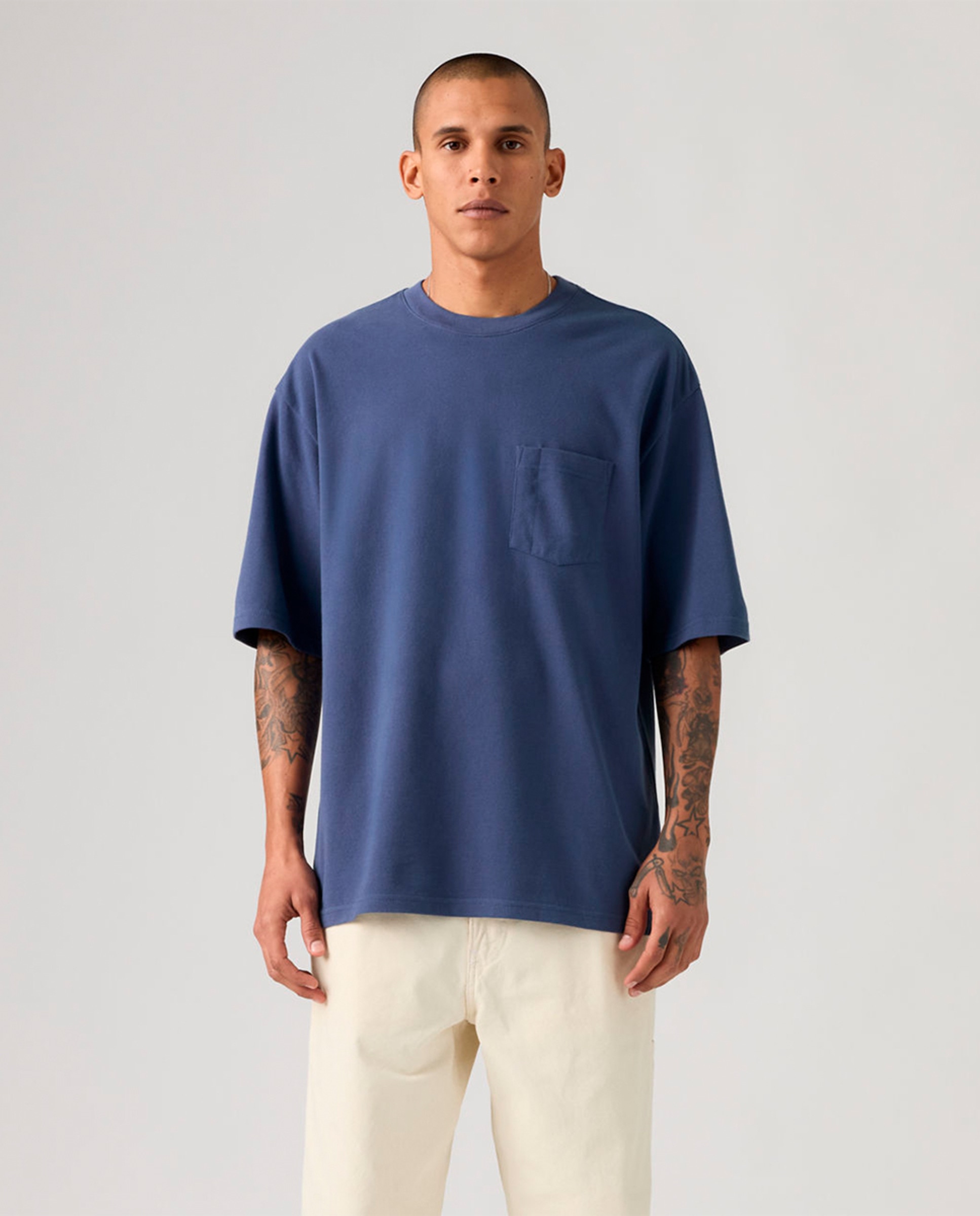 Imagem 0 de T-shirt de Manga Curta com Decote Redondo