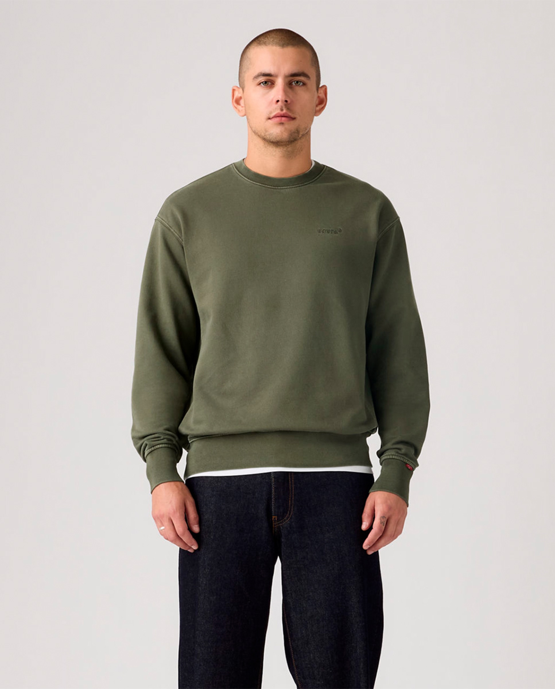 Imagem 0 de Sweatshirt com Decote Redondo e em Algodão