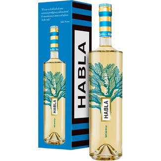 DEL MAR vino blanco blanco submarino con fermentación bajo el mar botella 75 cl - Habla