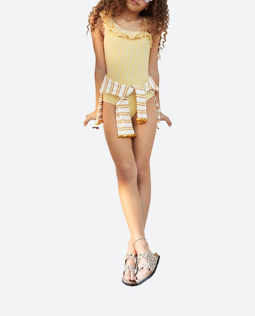 Imagen 0 de Bañador de niña mil rayas