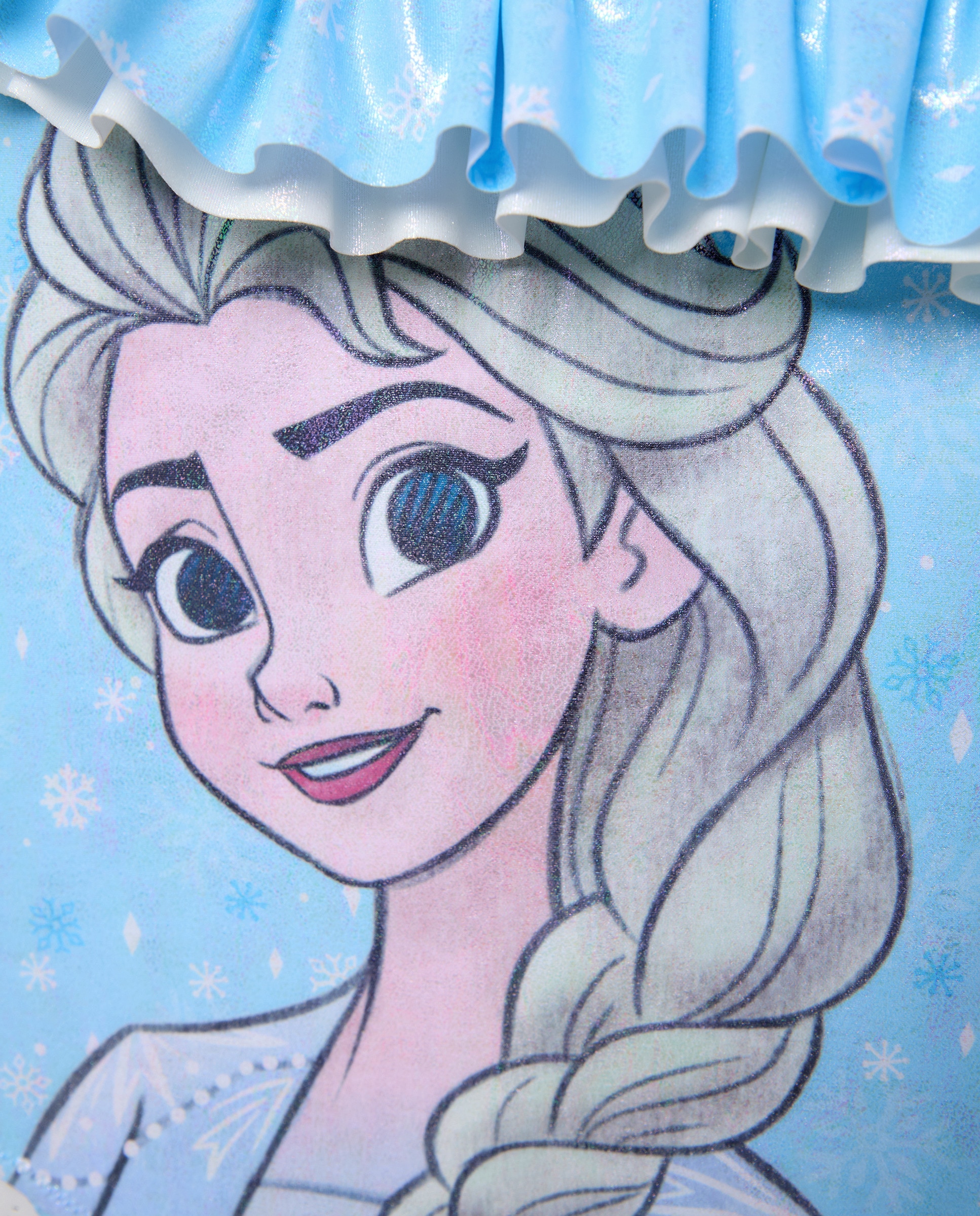 Calções de Banho de Poliéster com Estampado Azul-5