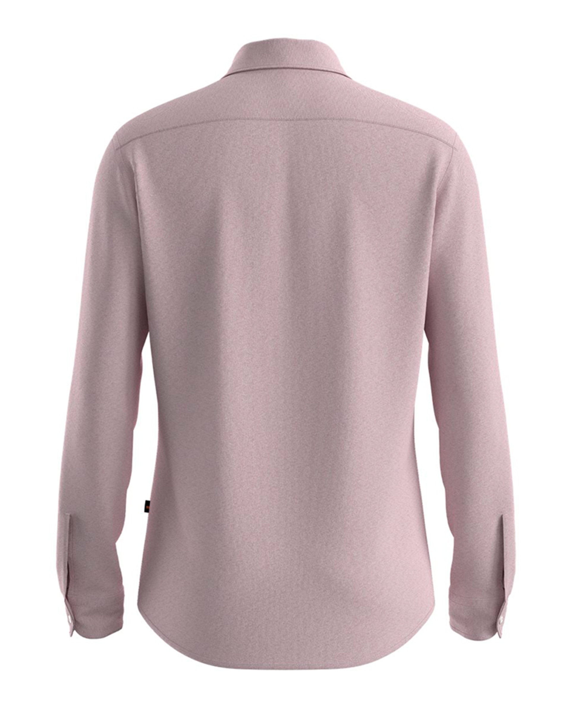Camisa de Manga Comprida Rosa-2