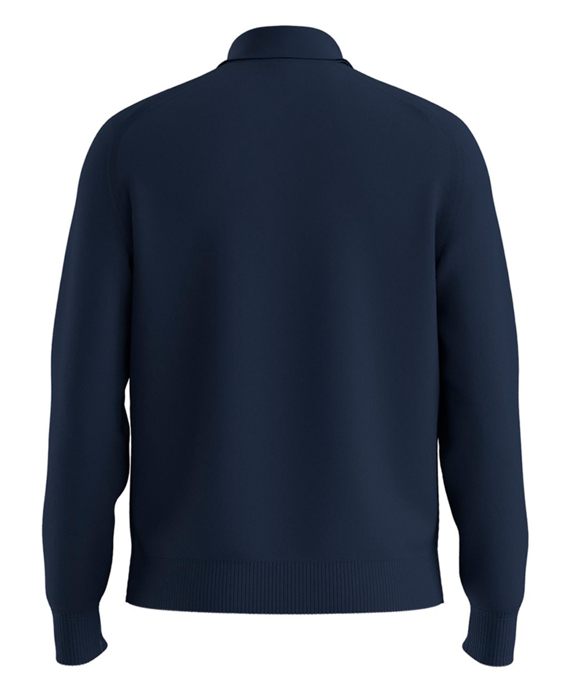 Camisola de Malha com Manga Comprida Azul-2