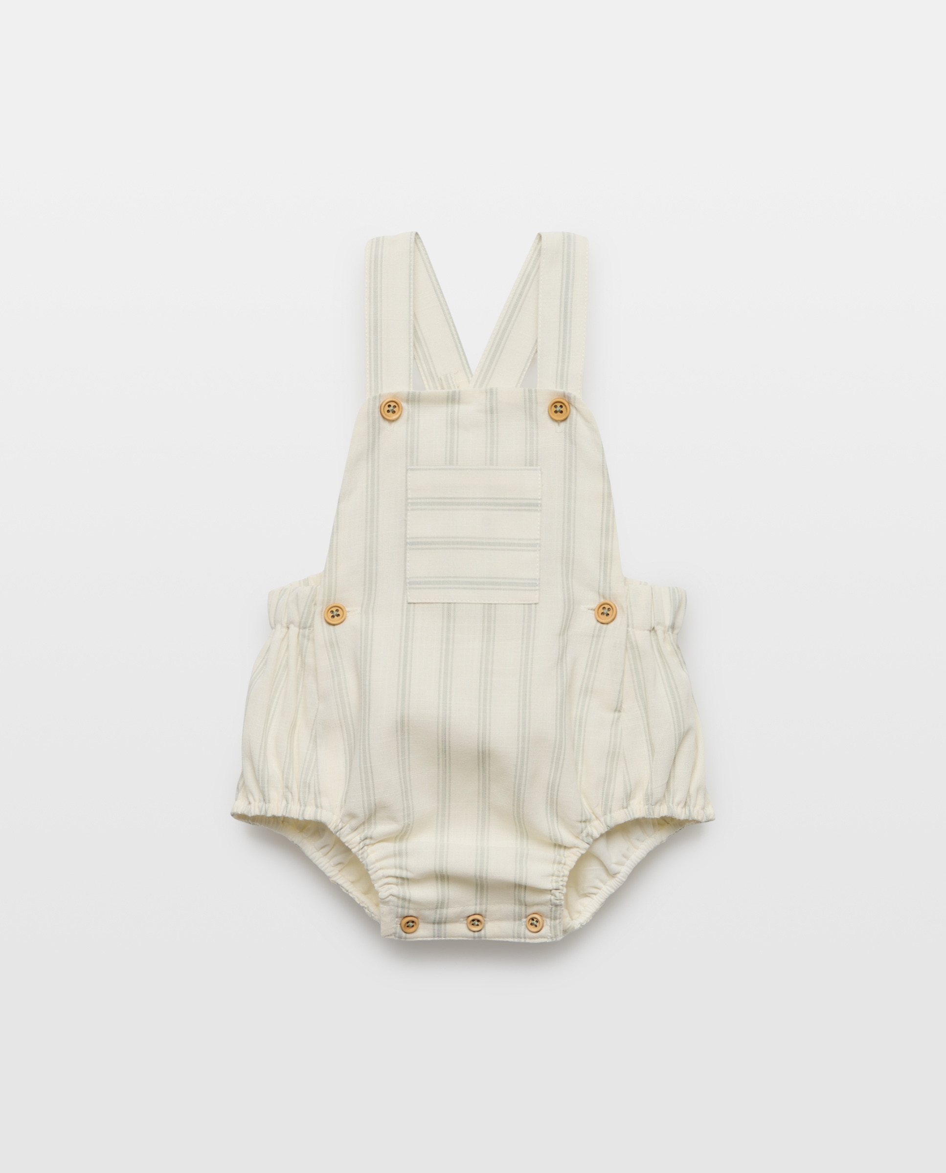 Imagem 0 de Babygrow de Alças de Bebé às Riscas