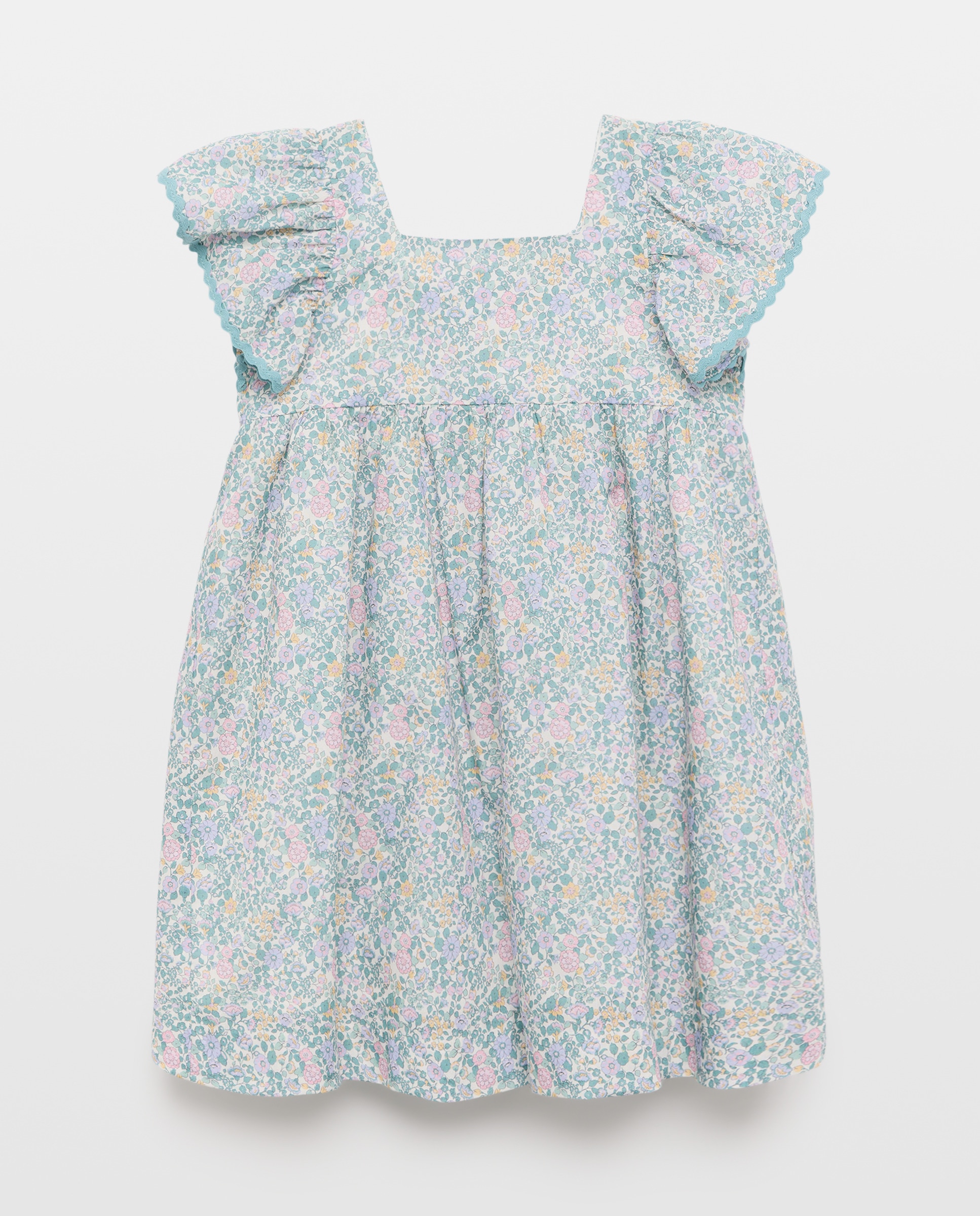 Vestido com Costas Cruzadas Verde-6