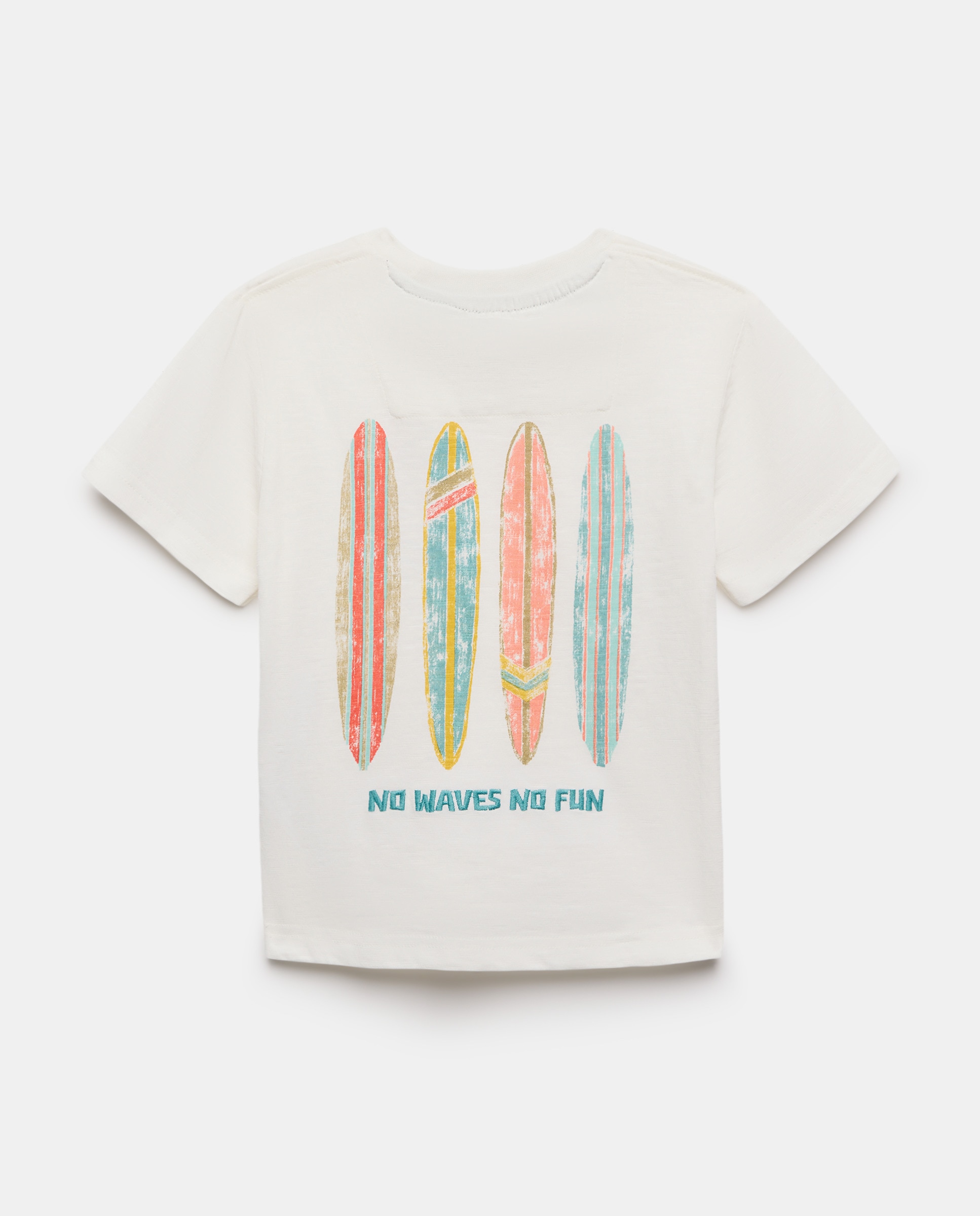 T-shirt de Manga Curta 120 Cru-2