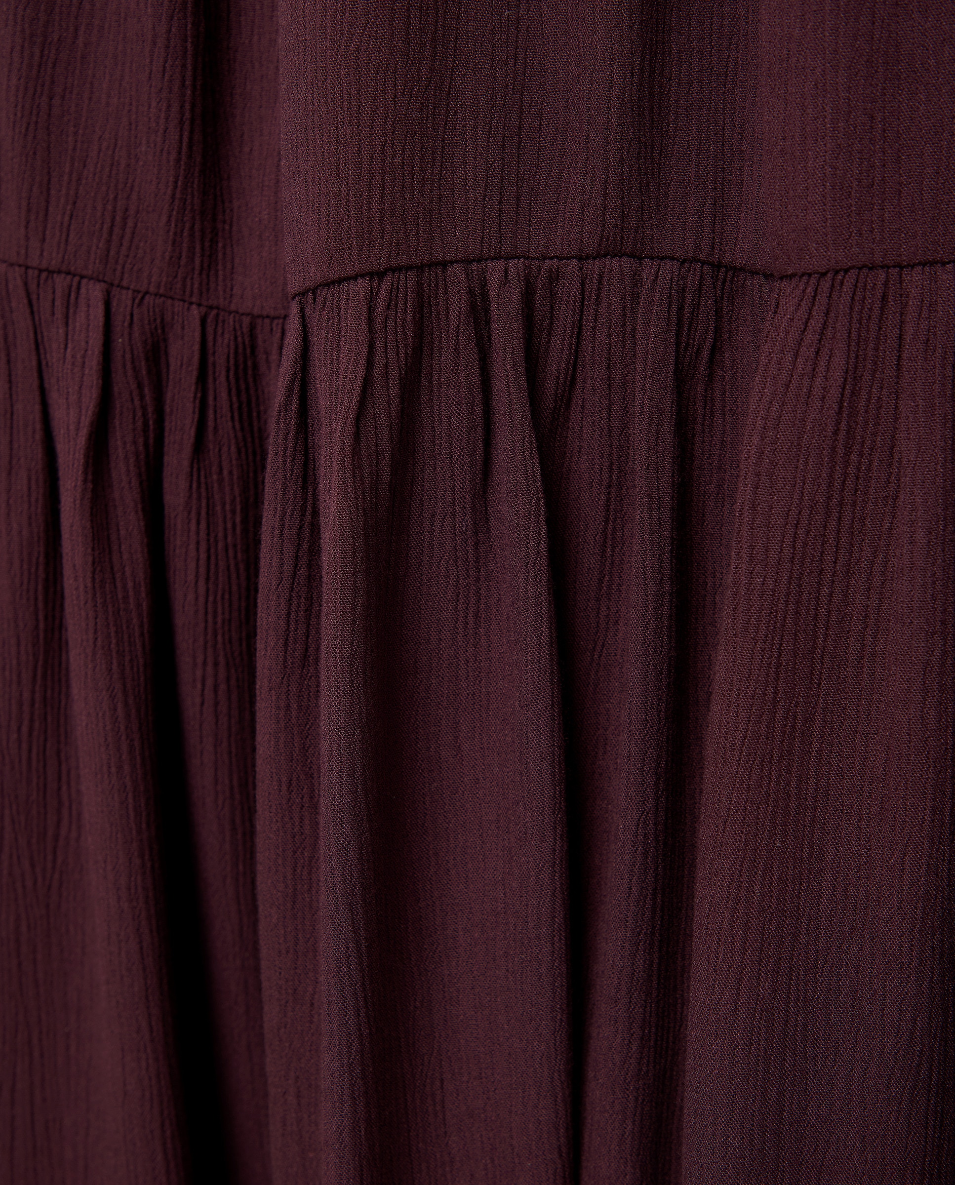 Saia Midi Boho Castanho-5