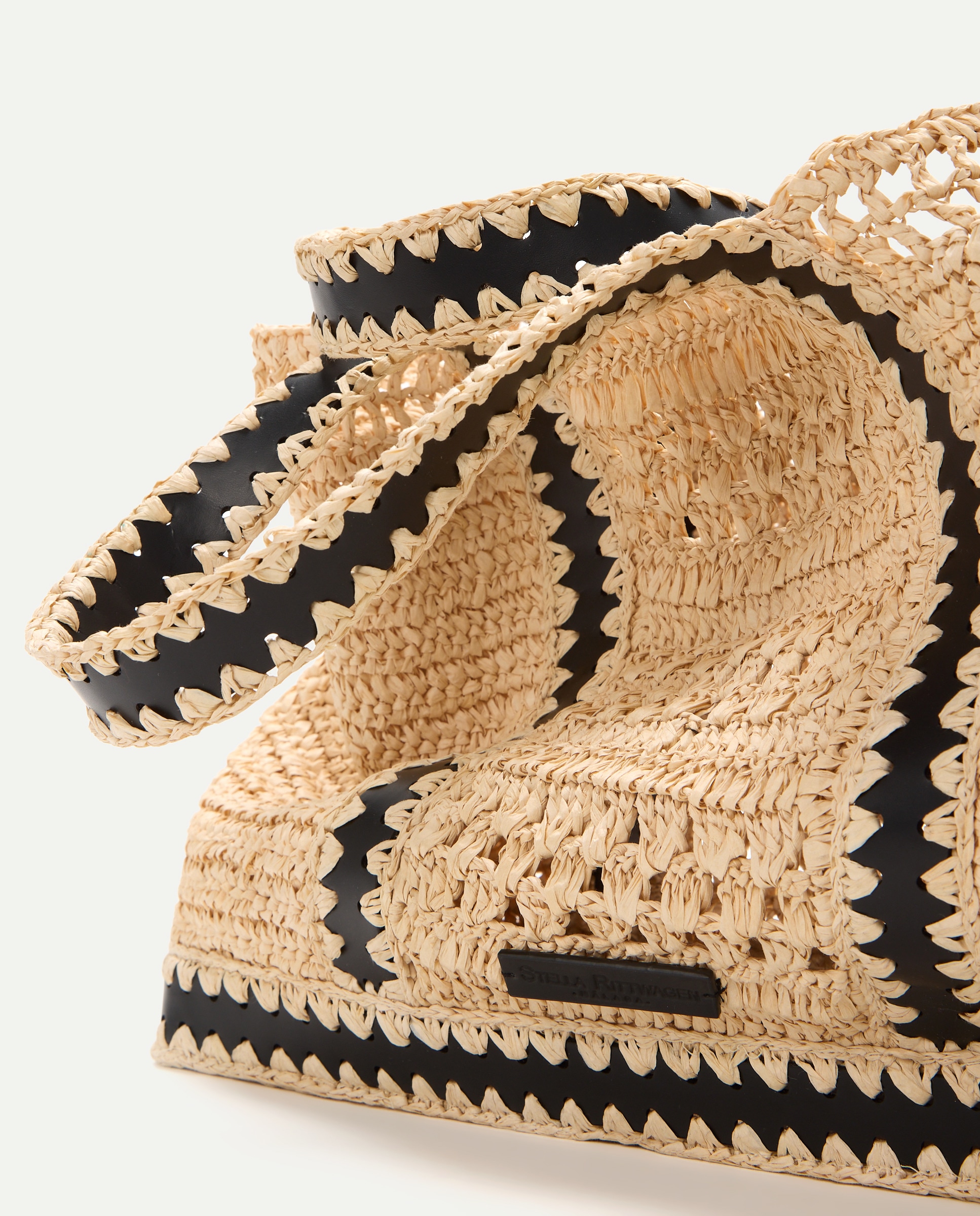 Mala Shopper com Detalhe em Contraste 120 Cru-4