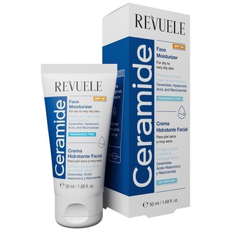 crema hidratante con Ceramidas para pieles secas a muy secas sin perfume tubo 50 ml - Revuele