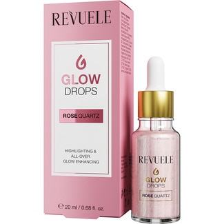 potenciador de luminosidad Glow Drops Rose Quartz dosificador 20 ml - Revuele