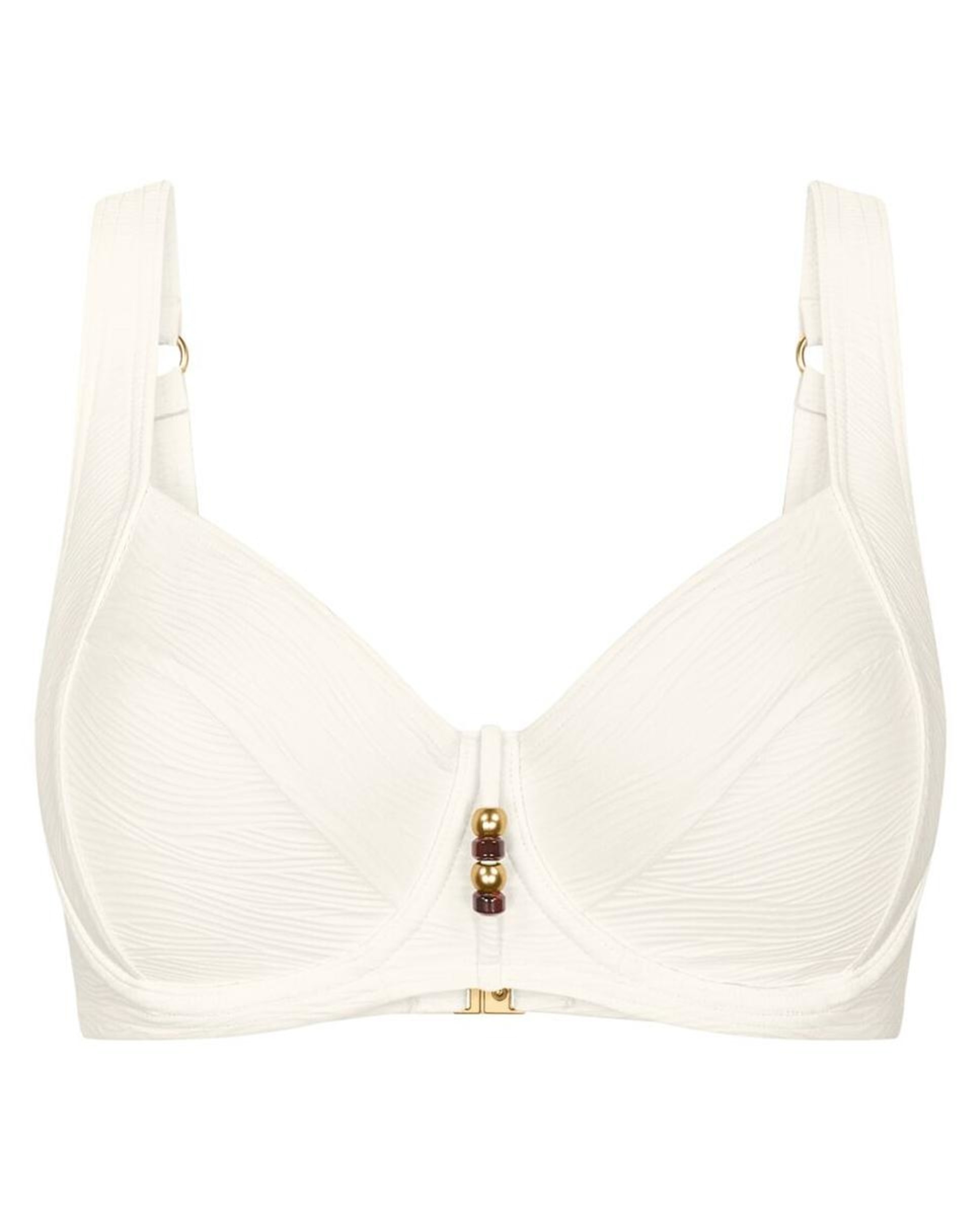 Top de Biquíni Redutor com Aro Branco-4