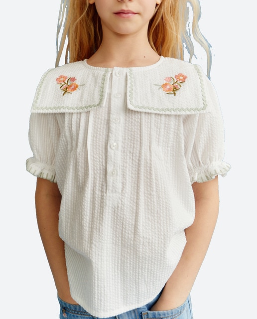 Imagen 0 de Blusa de manga corta de niña