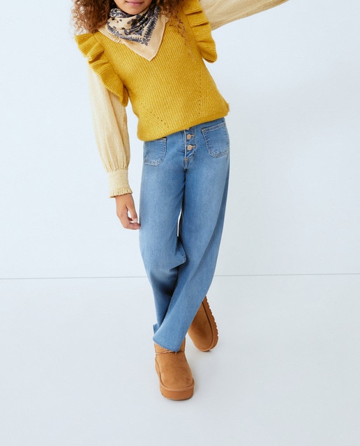 Imagen 0 de Pantalón denim básico marine de niña