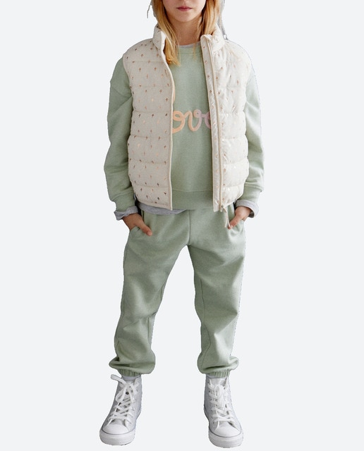 Imagen 0 de Chaleco básico de niña con bolsa