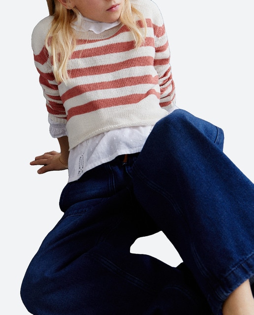 Imagen 0 de Jersey de niña en punto chenilla