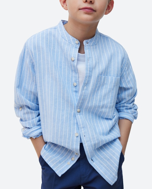 Imagen 0 de Camisa de niño con cuello mao