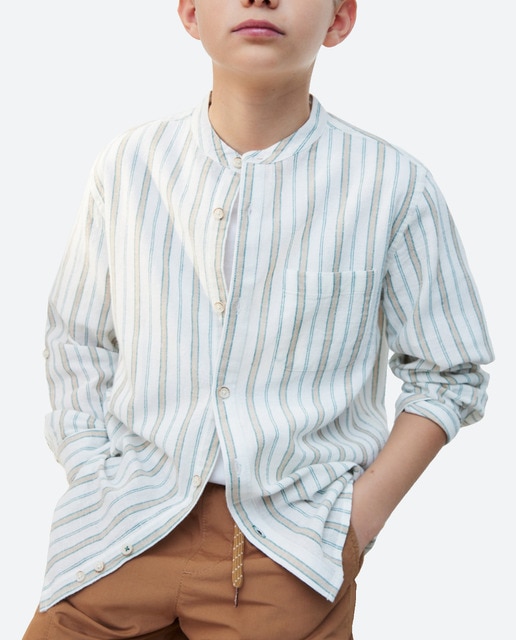 Imagen 0 de Camisa de niño con cuello mao
