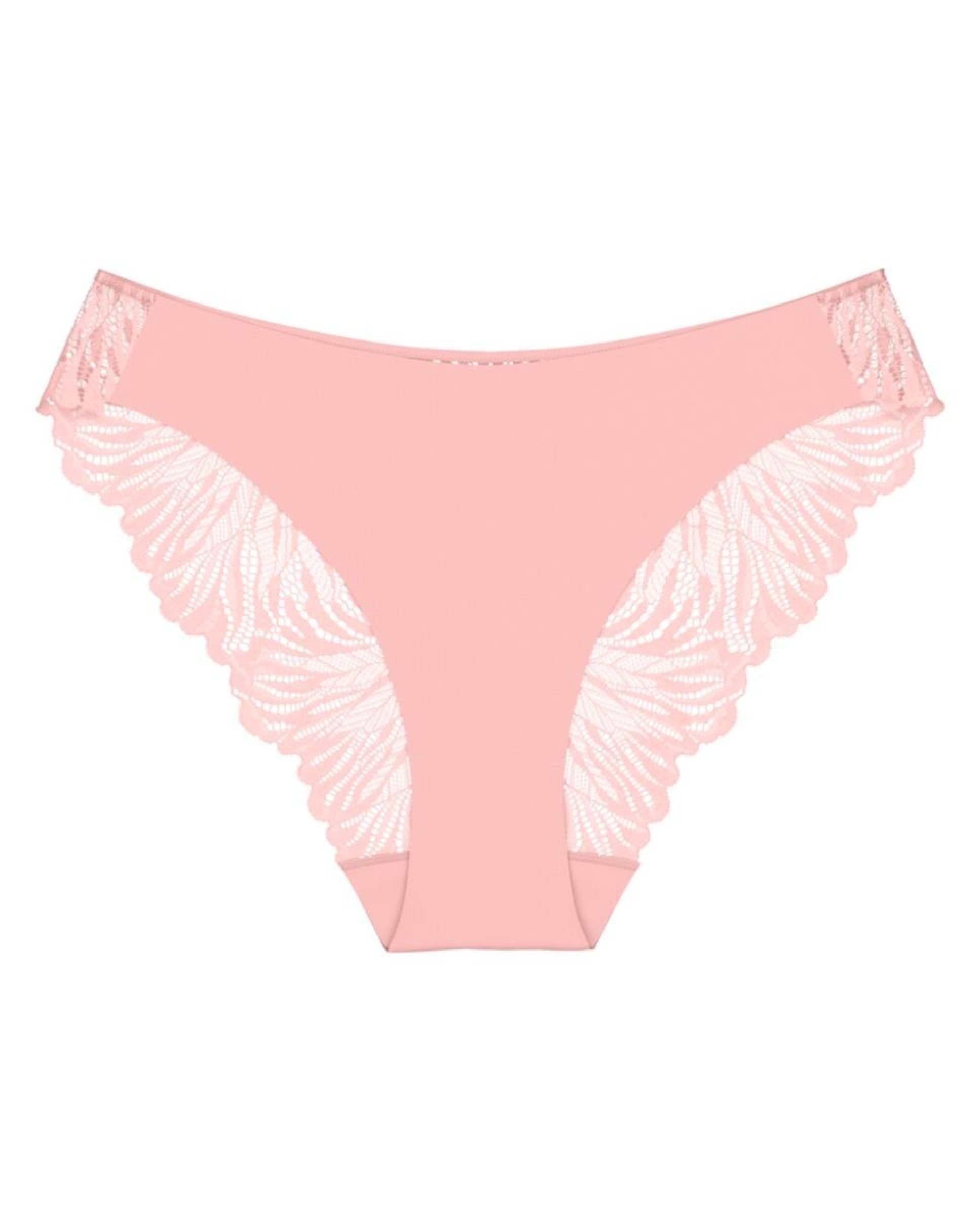 Cueca Tai com Renda Elástica Decorativa e Corte Depurado Confecionado em Microfibra Sustentável Rosa-claro-4