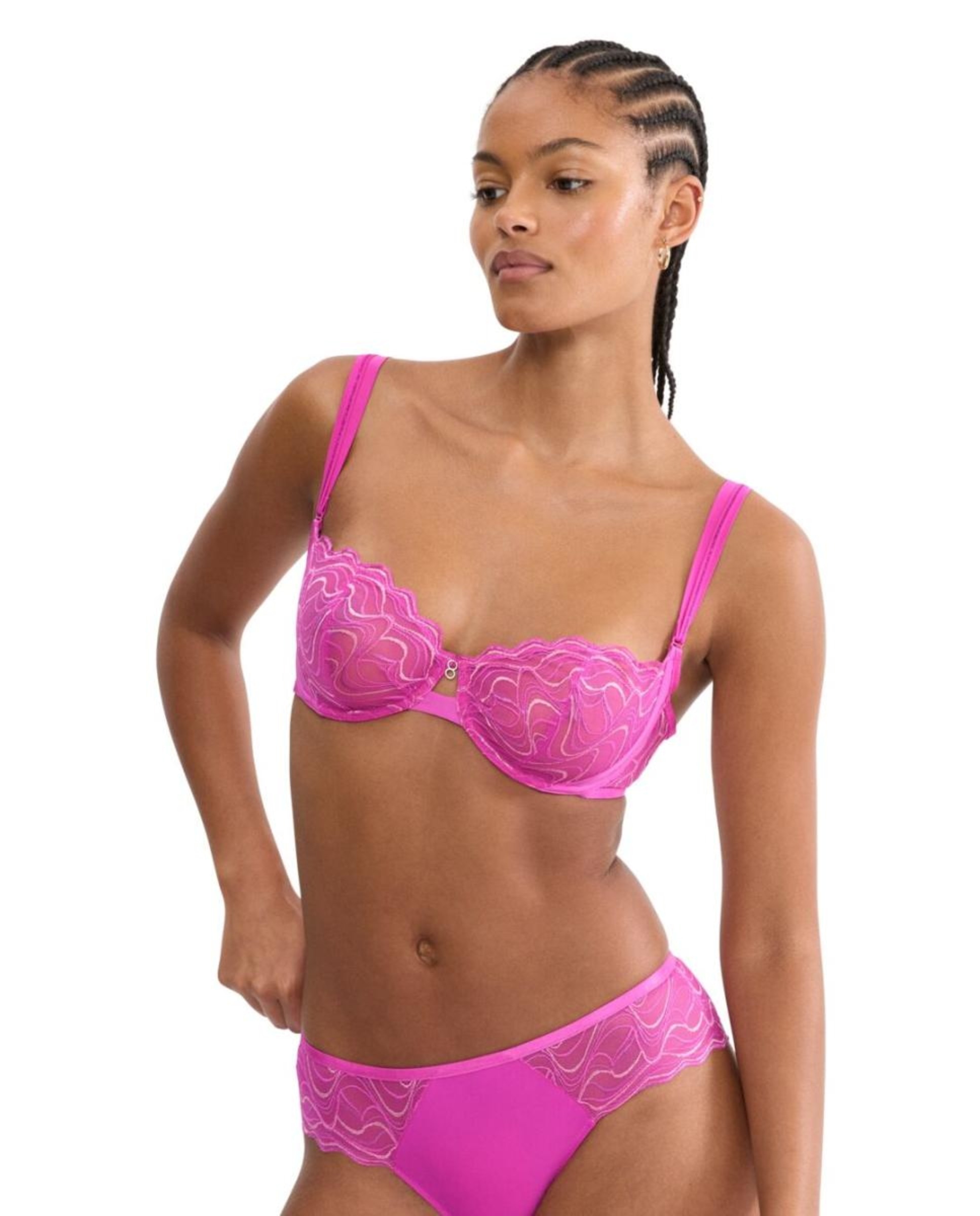 Sujetador Balconette Sin Relleno De Encaje Reciclado Paris - Balconette - Mujer