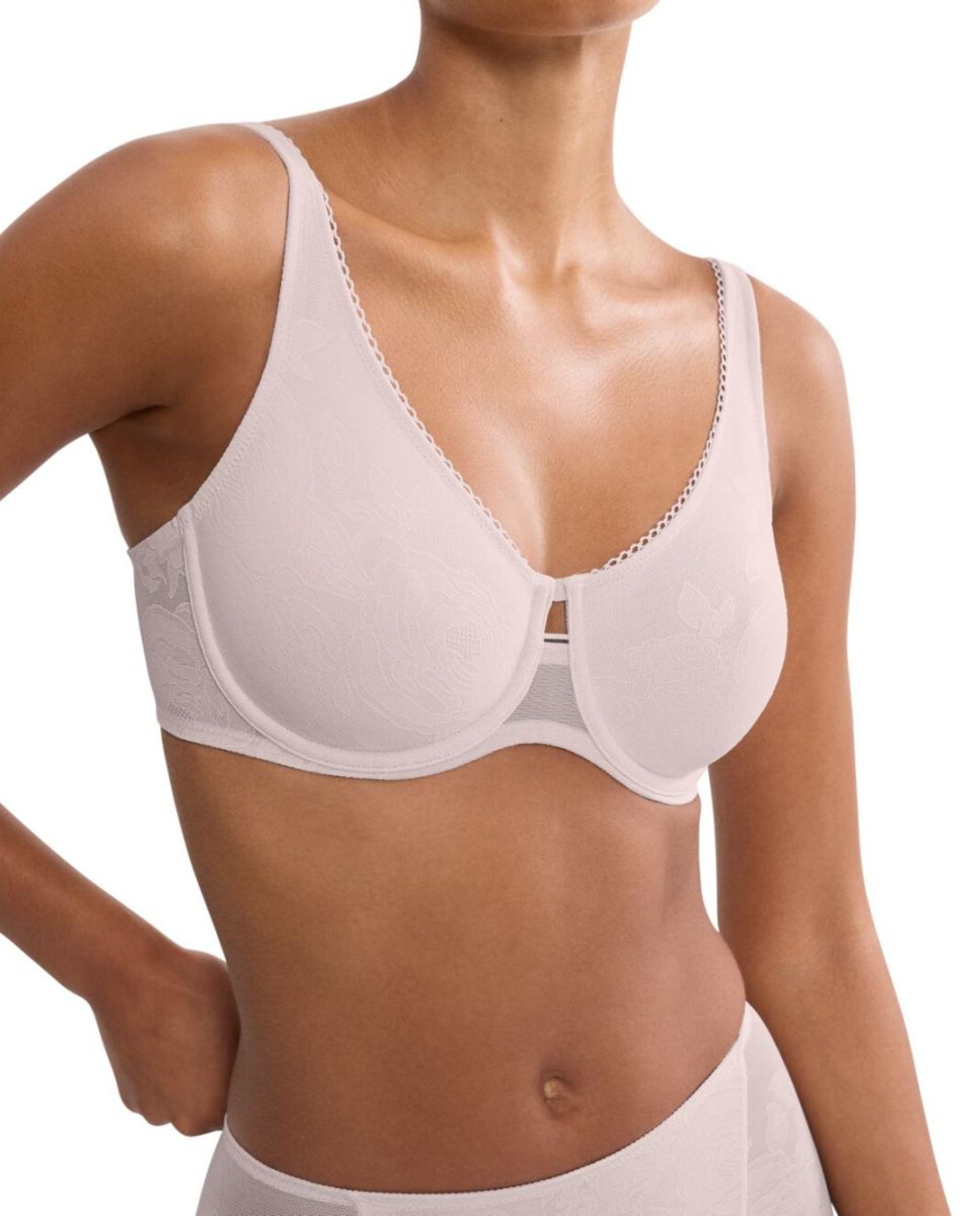 Soutien redutor com aros e estampado floral Rosa-claro-3