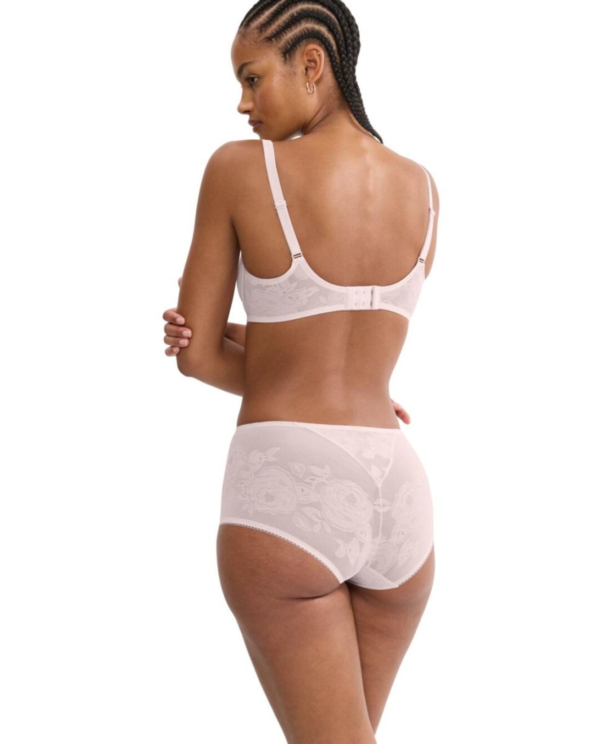 Soutien redutor com aros e estampado floral Rosa-claro-2
