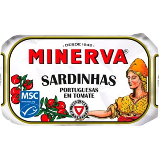Sardinha sem Pele em Tomate lata 120 g - Minerva