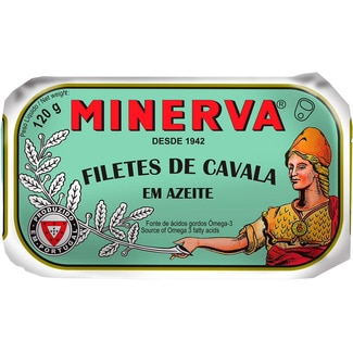 Filetes de Cavala em Azeite lata 120 g - Minerva
