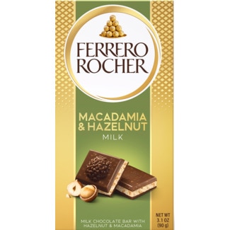 Rocher Chocolate Macadamia tablete 90 g - Ferrero