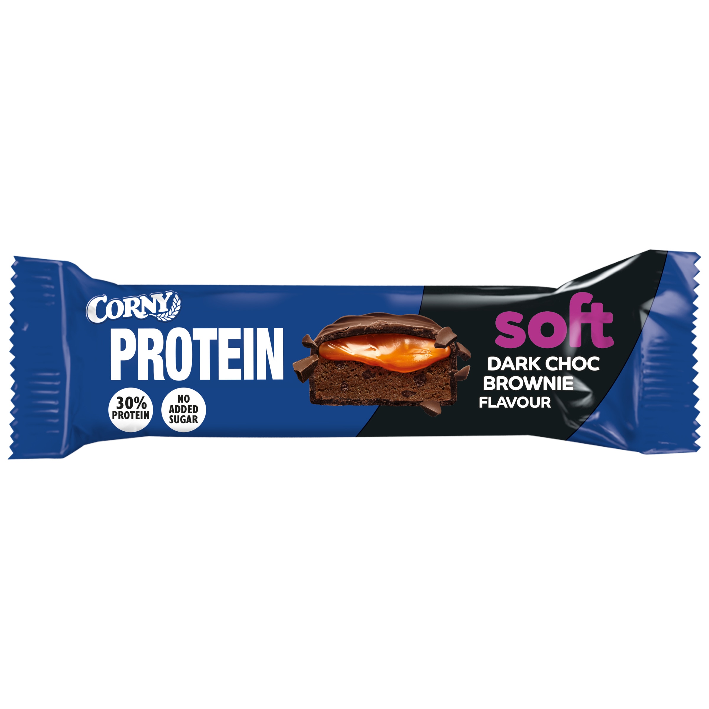 Barra Proteica Soft Chocolate Negro e Brownie embalagem 45 g