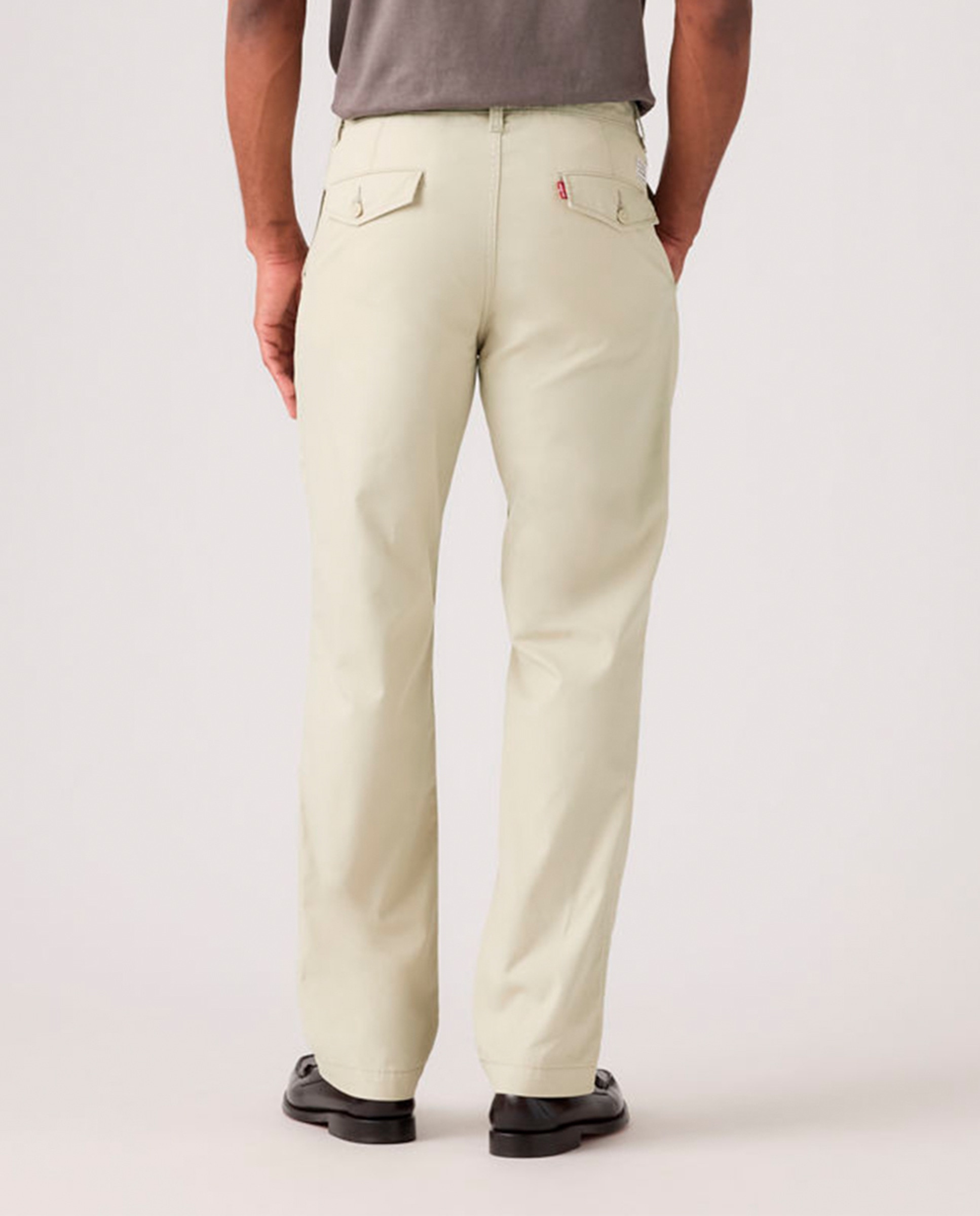 Calças Chino XX Authentic Relaxed™ de Algodão Bege-3