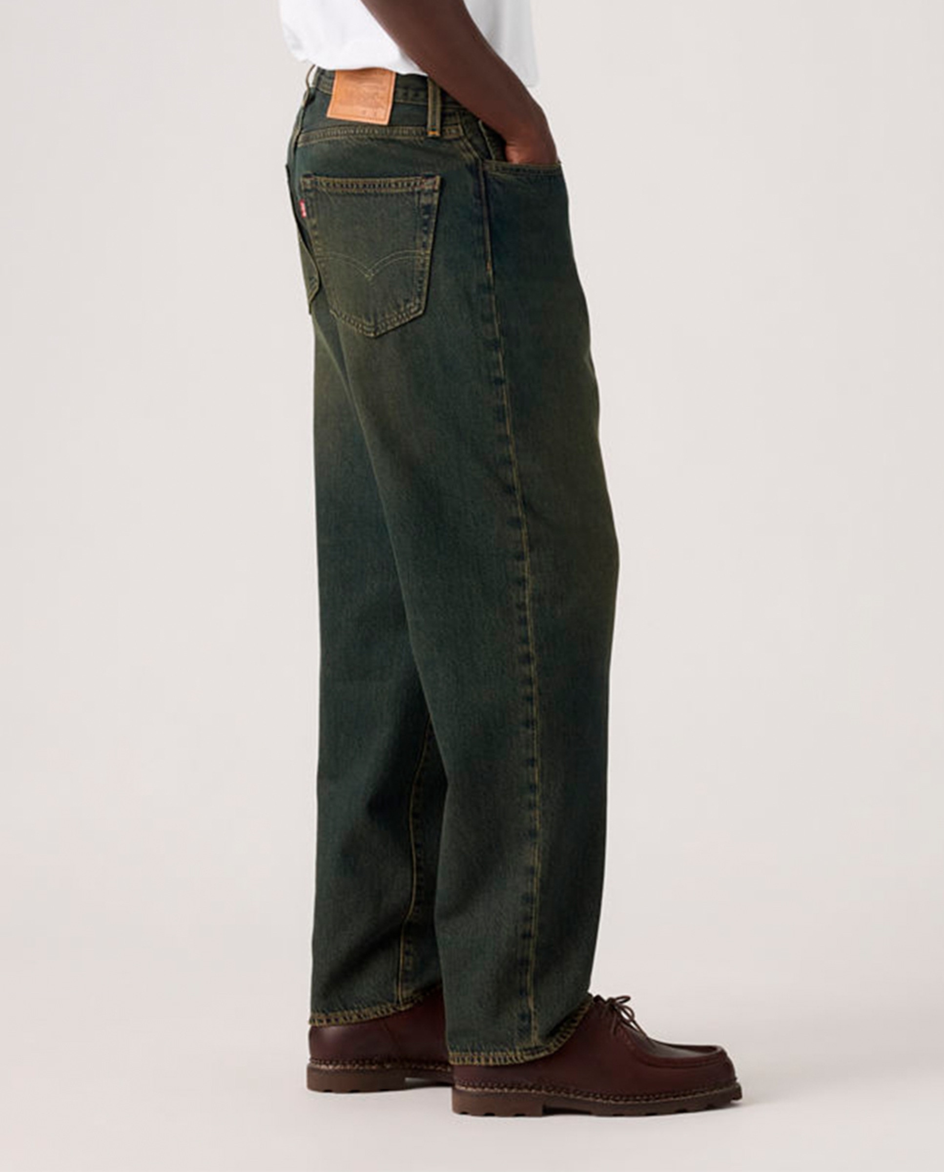 Jeans 568™ Loose Straight Cinzento-escuro-4