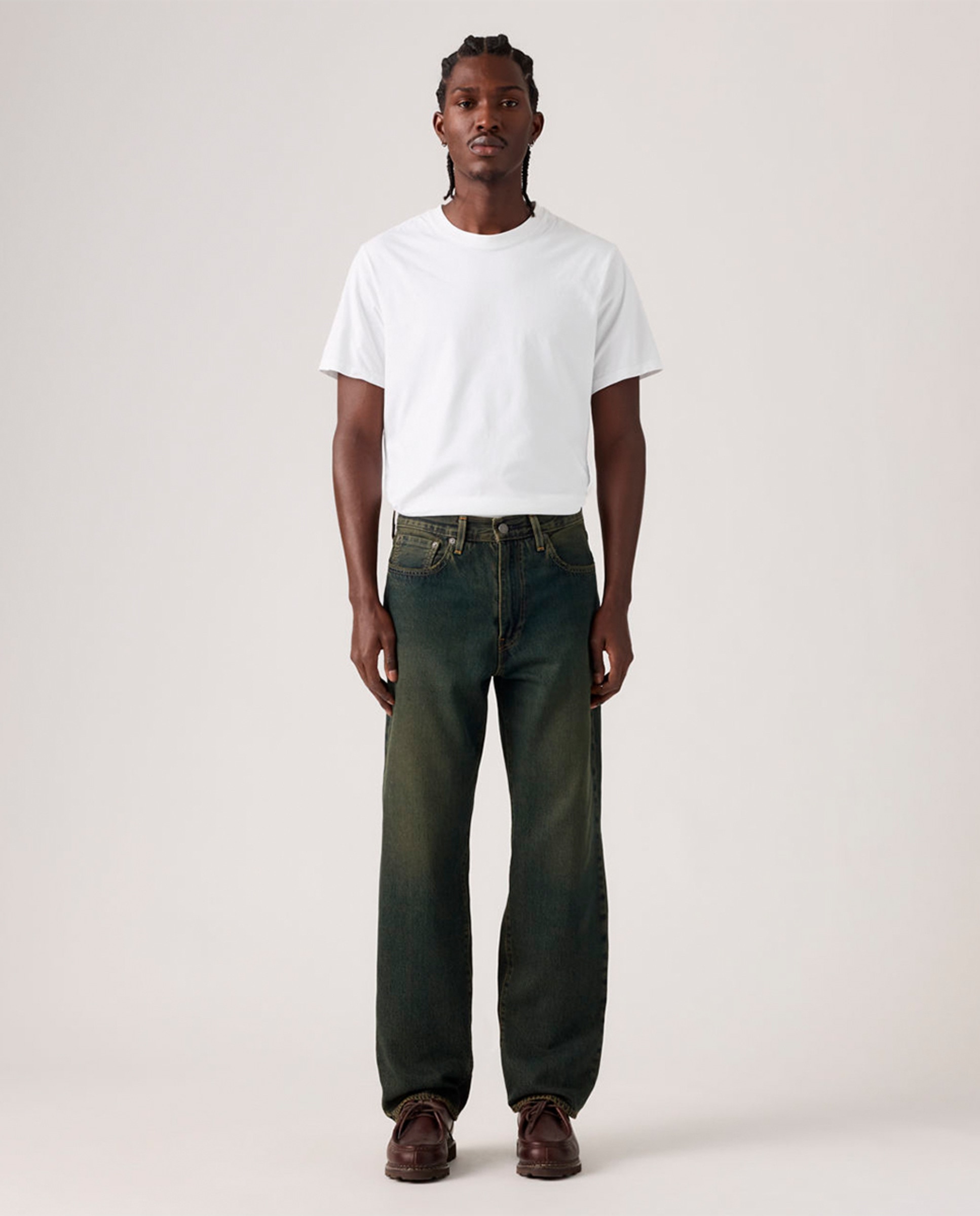 Jeans 568™ Loose Straight Cinzento-escuro-1