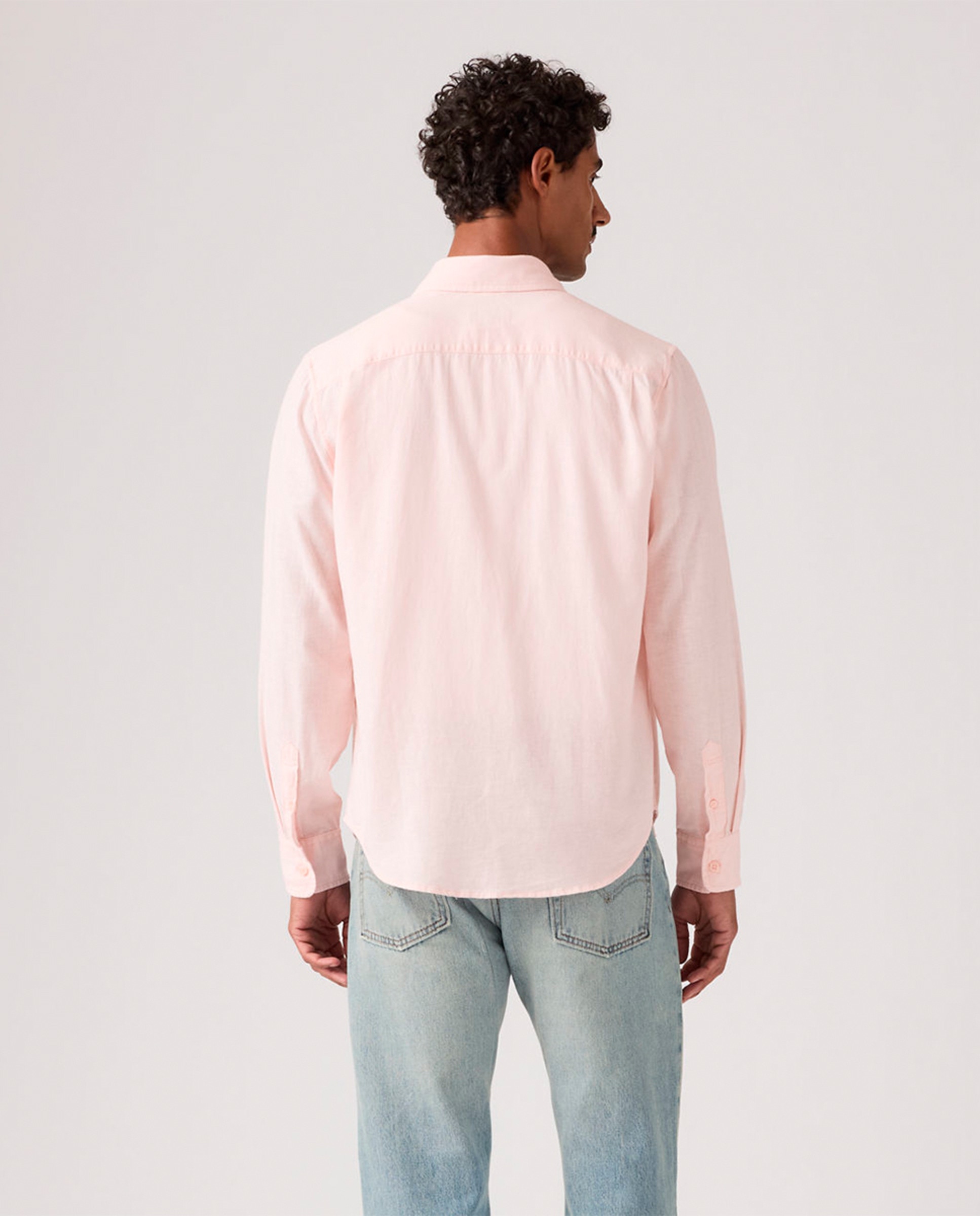 Camisa de Manga Comprida Rosa-2