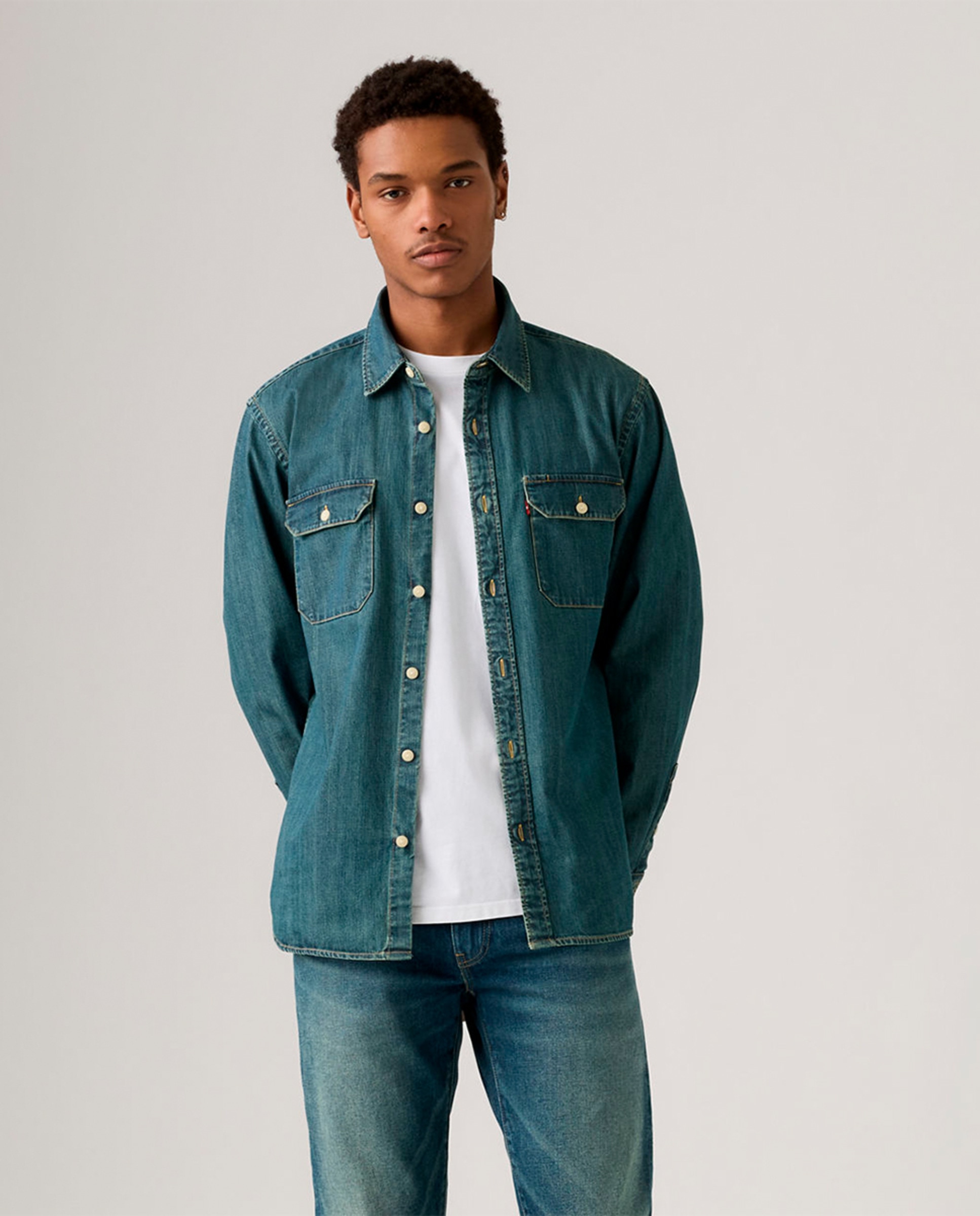 Imagem 0 de Camisa de Manga Comprida em Ganga