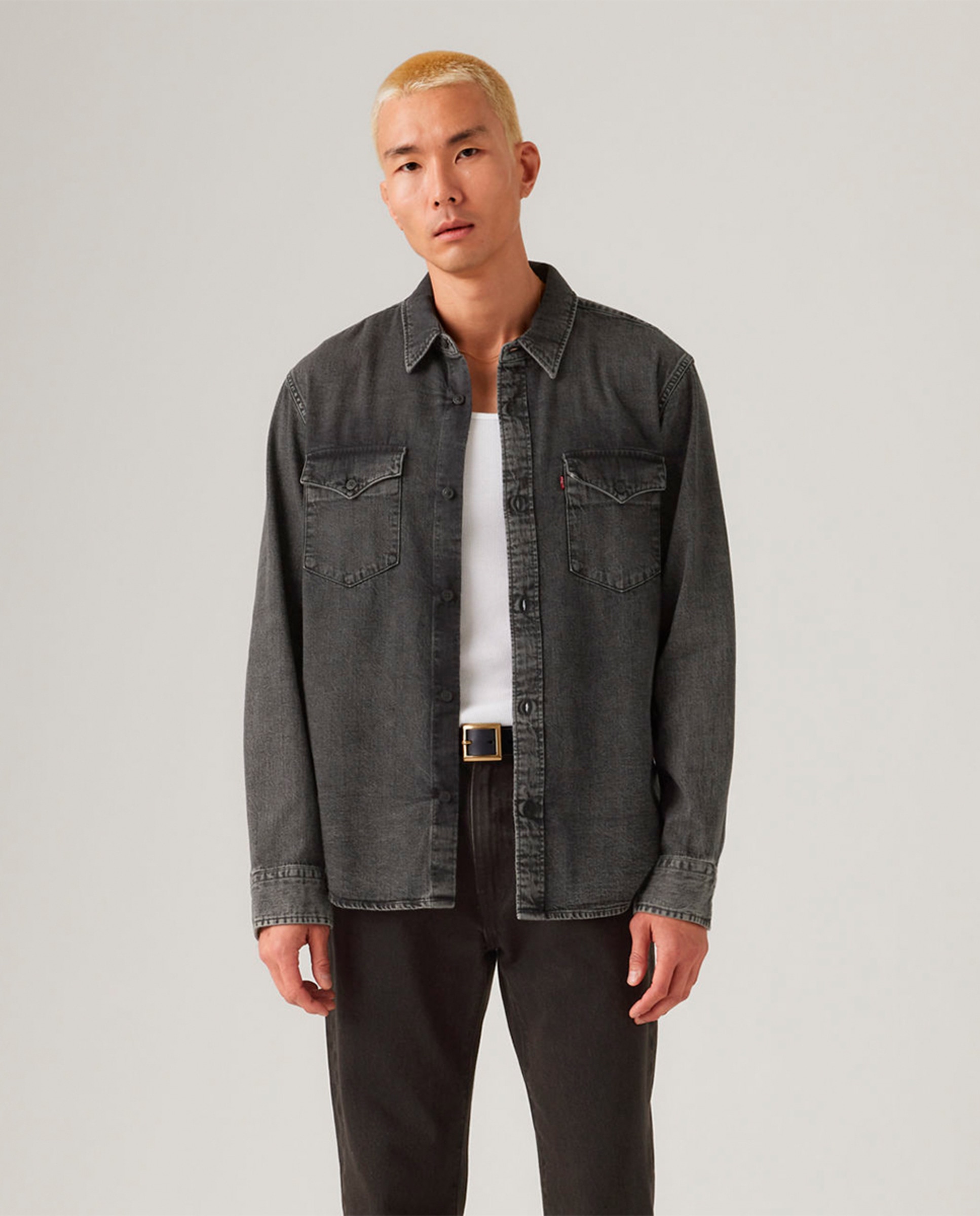 Imagem 0 de Camisa de Manga Comprida em Ganga