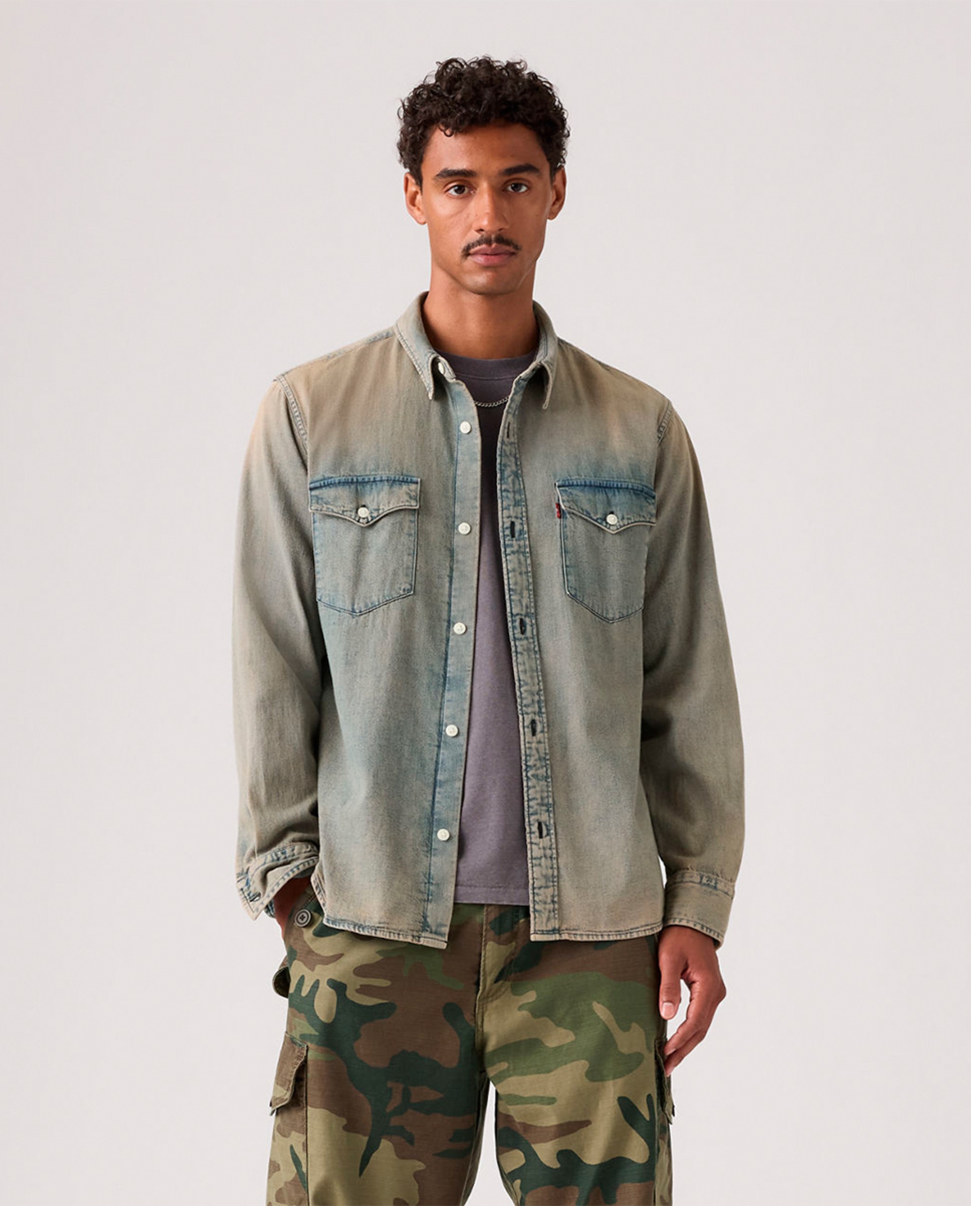 Imagem 0 de Camisa de Manga Comprida em Ganga