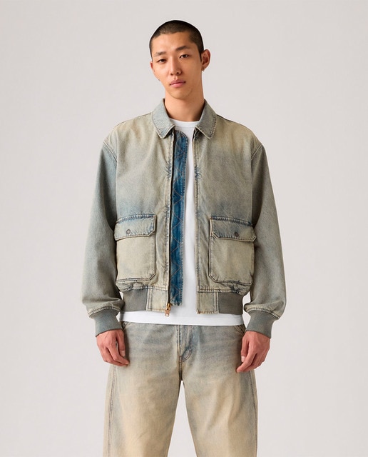 Imagem 0 de Casaco de Ganga Tipo Blusão