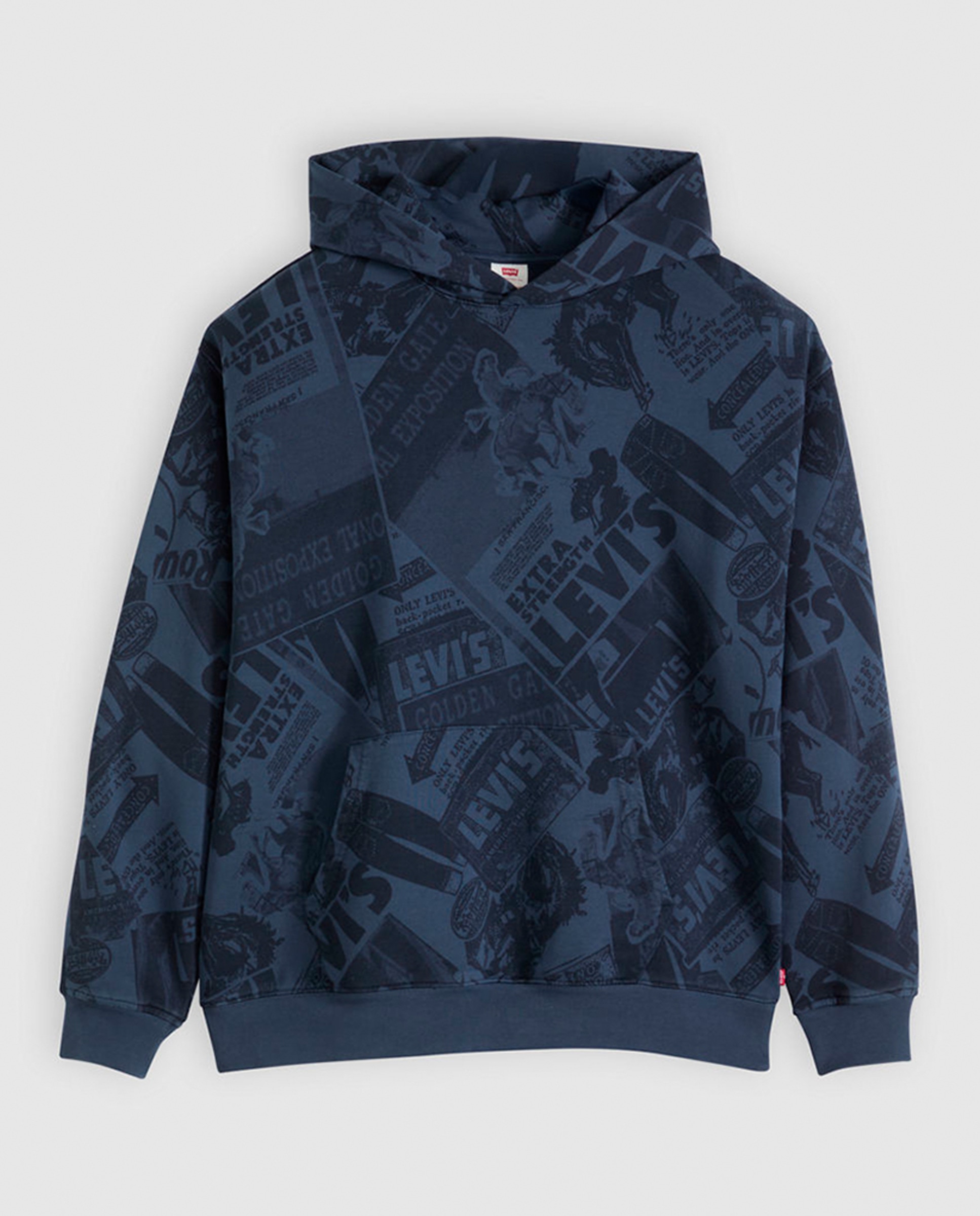Sweatshirt de homem com capuz Azul-marinho-3