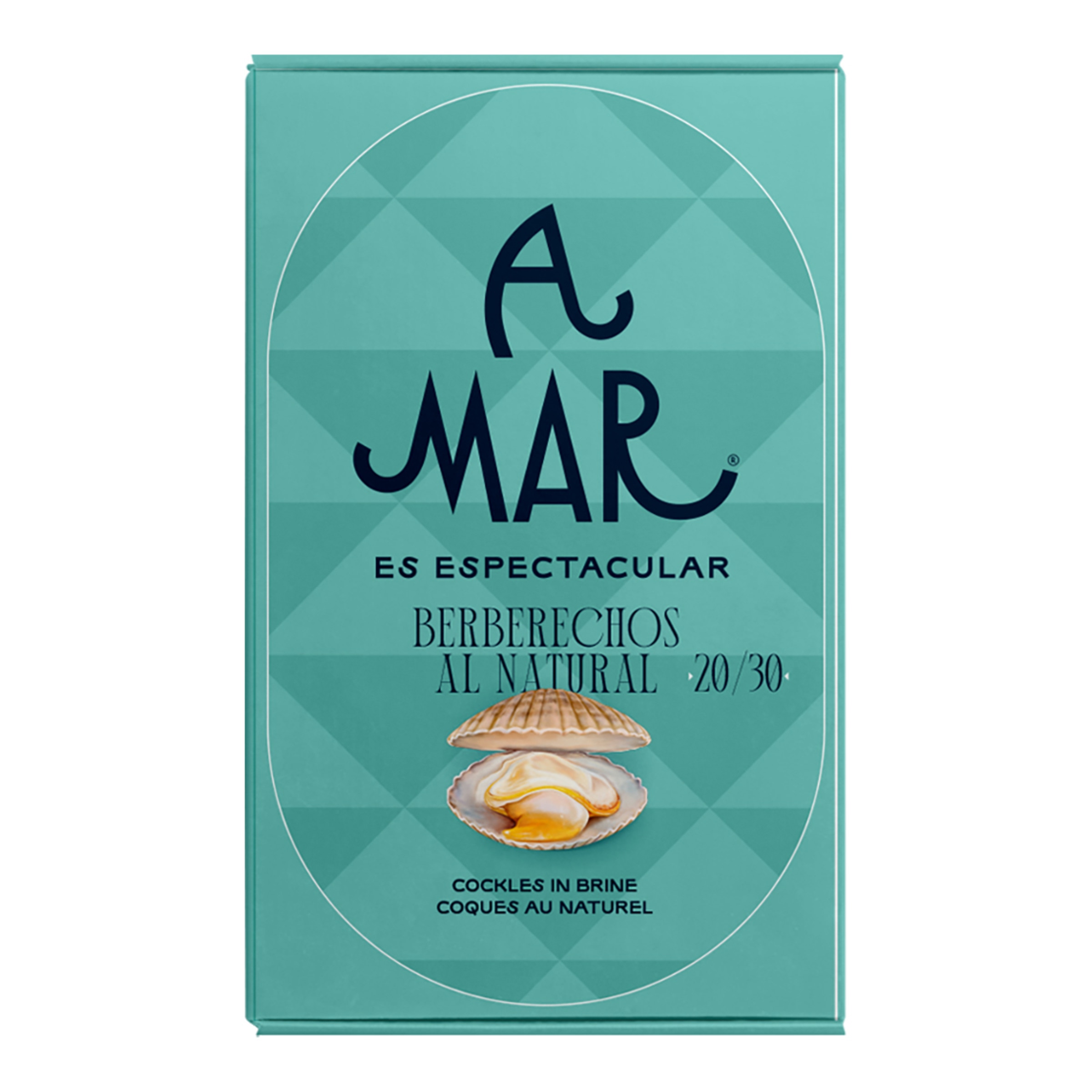 Imagen 0 de Berberechos al natural grandes 20/30 piezas A Mar Espectacular